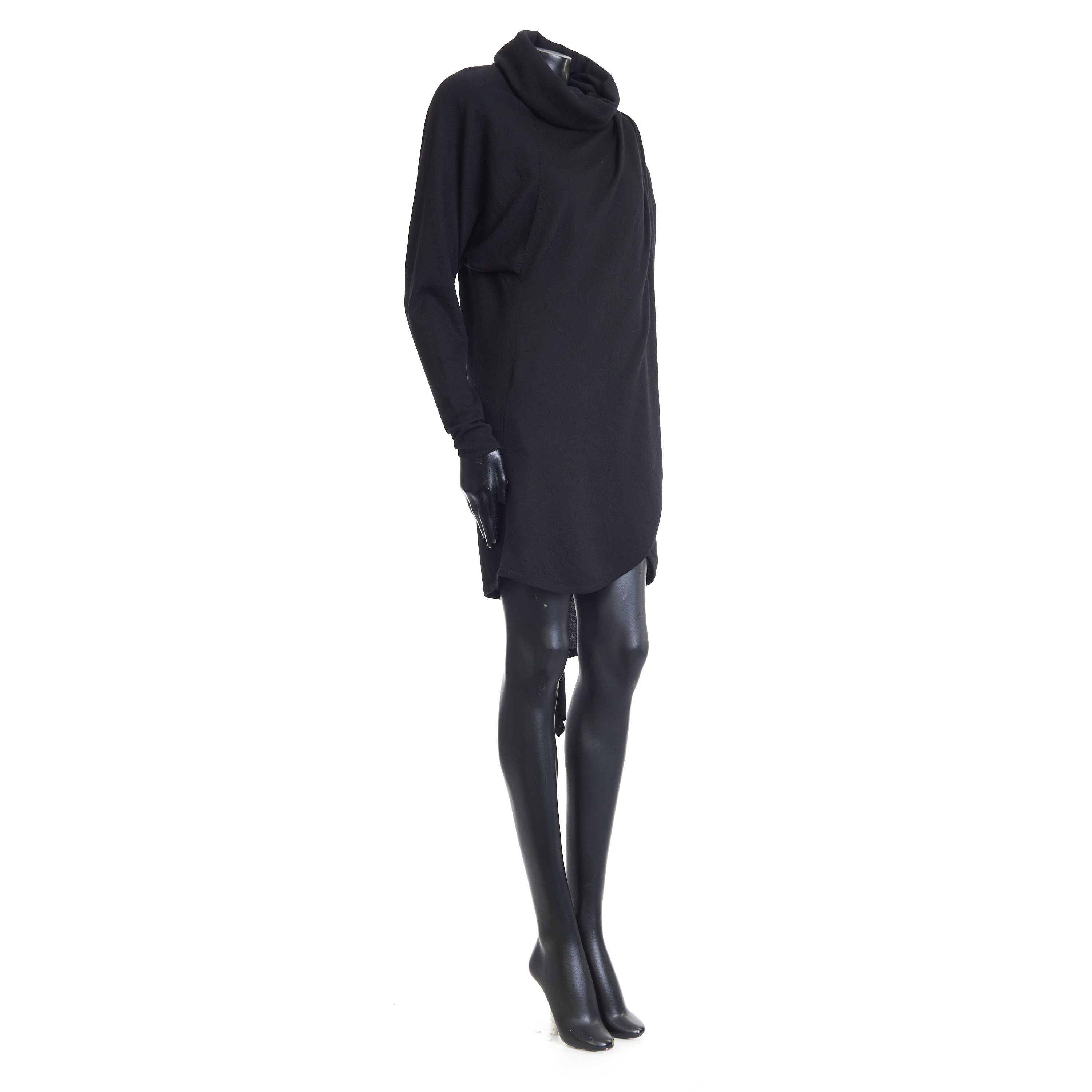 Saint Laurent Paris Hooded Dress In Wool Size S / US 4 / IT 40 - 9 Thumbnail