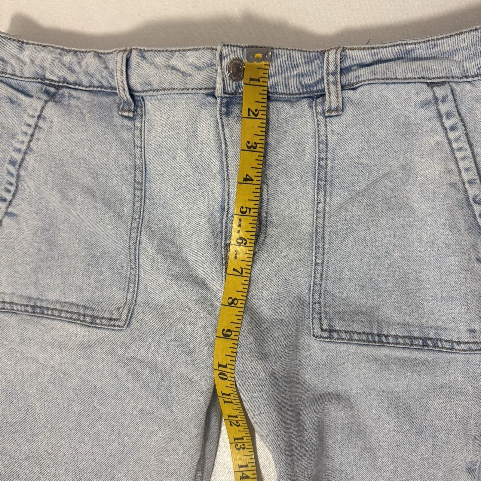 Other No Boundaries Jeans Porkchop Flare Light Wash Y2K Western Size 36" / US 14 / IT 50 - 6 Thumbnail