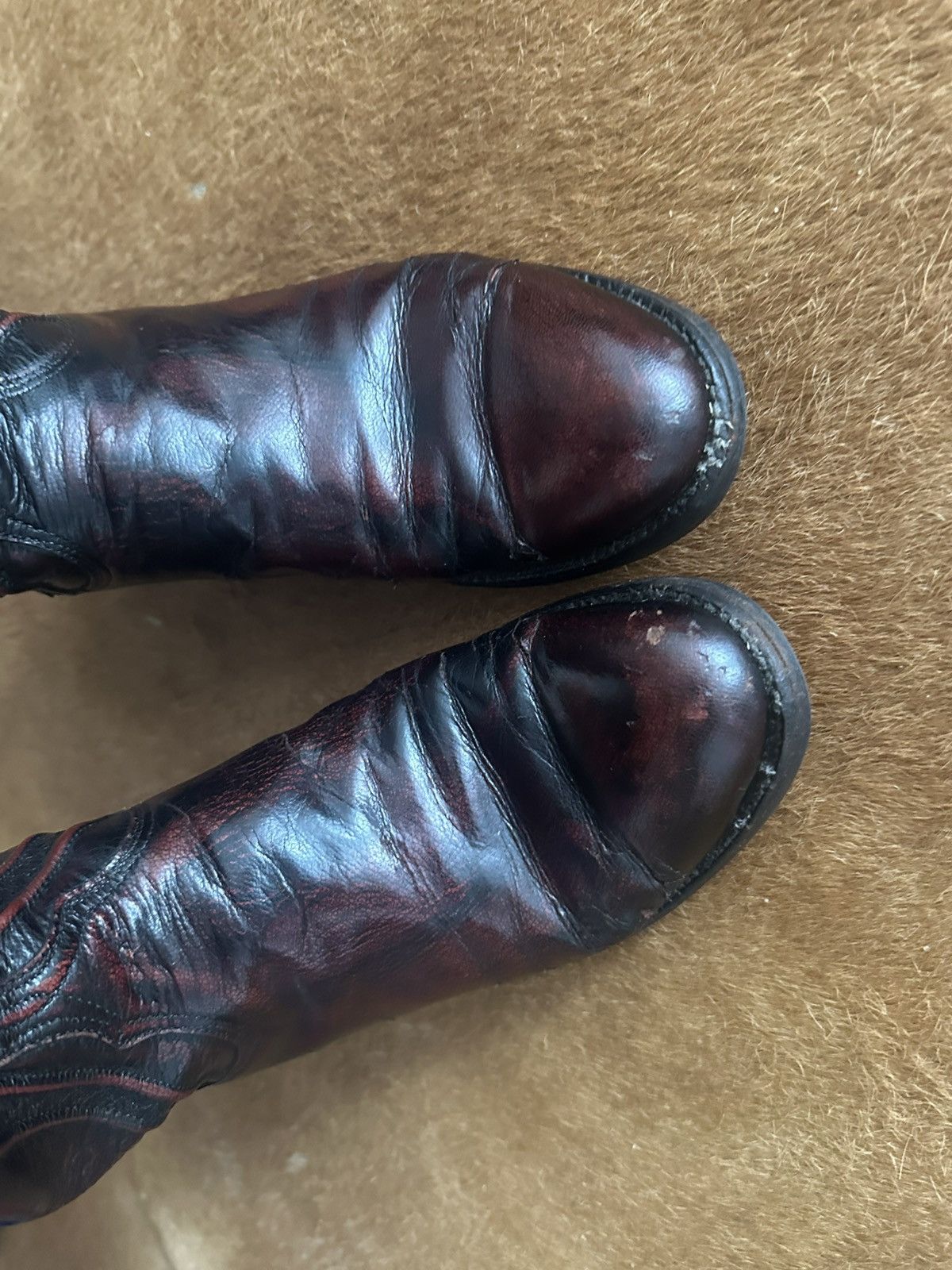 Lucchese Lucchese Vintage Woman’s Cowgirl Boots Size 8B 1L225 Cherry Size US 8 / IT 38 - 10 Thumbnail