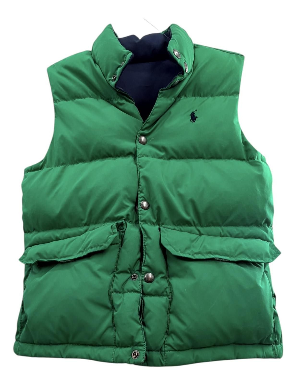 Polo Ralph Lauren Polo Reversible Puffer Vest Navy Green Sz M;10-12 Size ONE SIZE - 6 Thumbnail