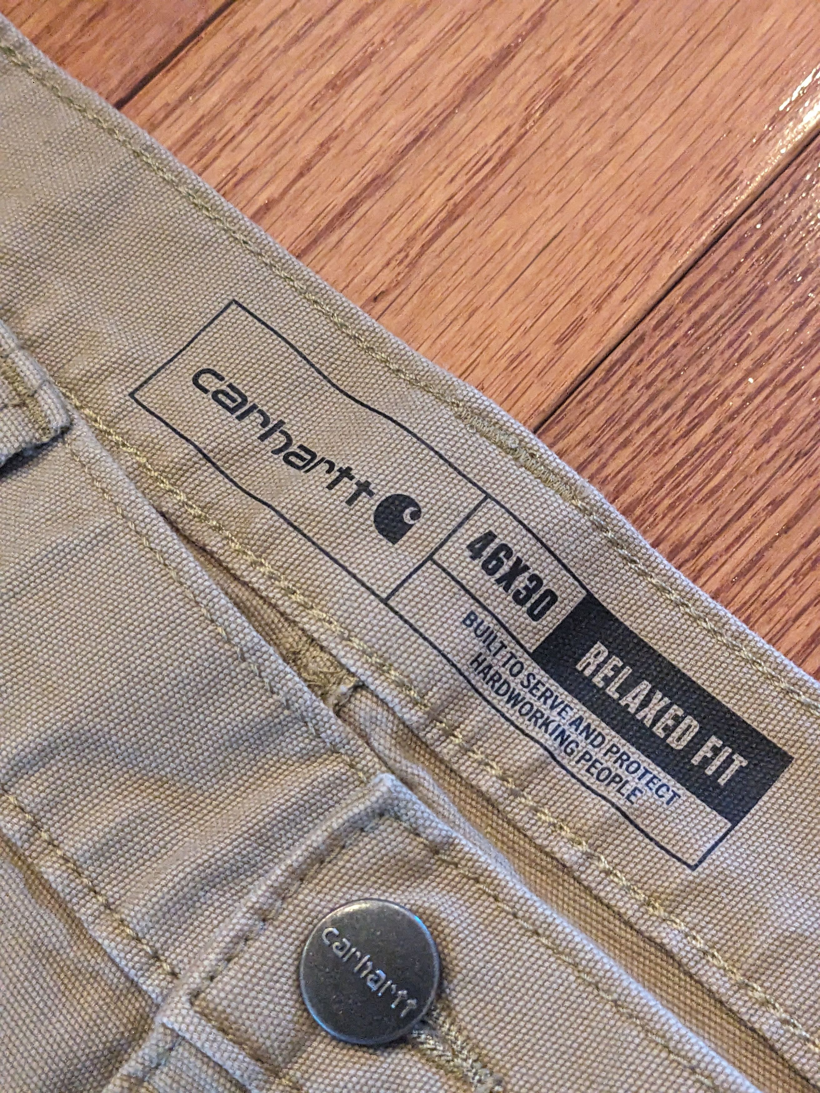 Carhartt × Designer Carhartt 46 x 30 Tan Brown Relaxed Fit Pants Size US 44 / EU 60 - 4 Thumbnail