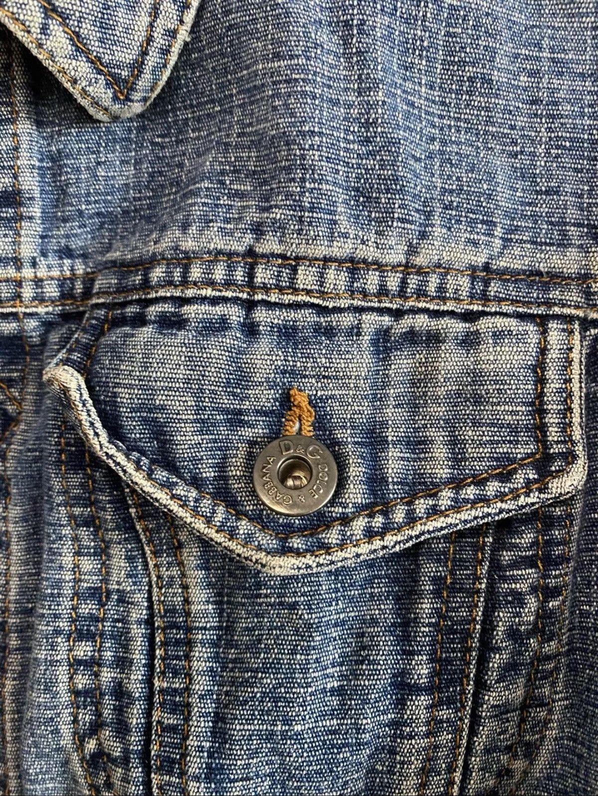 Dolce & Gabbana Vintage Dolce Gabbana Women Denim Jacket Italy Size S / US 4 / IT 40 - 2 Thumbnail