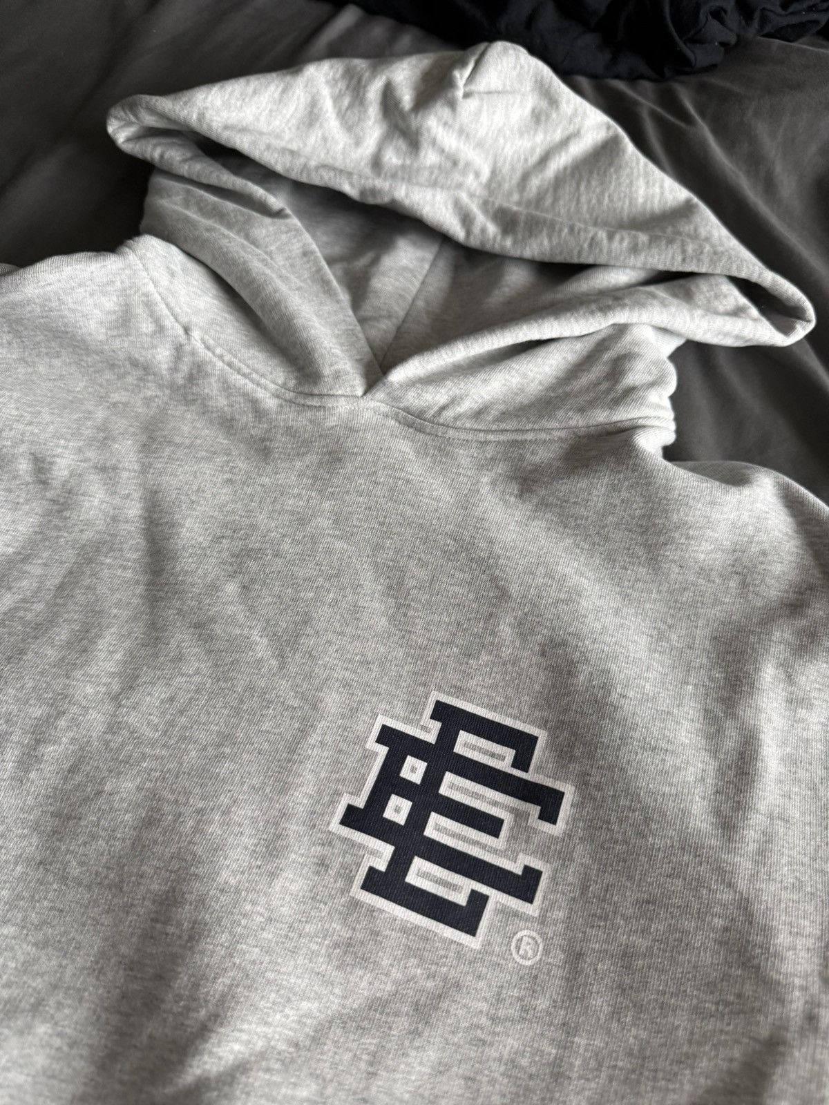 Eric Emanuel Eric Emanuel Grey Navy Logo Hoodie Size US XL / EU 56 / 4 - 3 Thumbnail