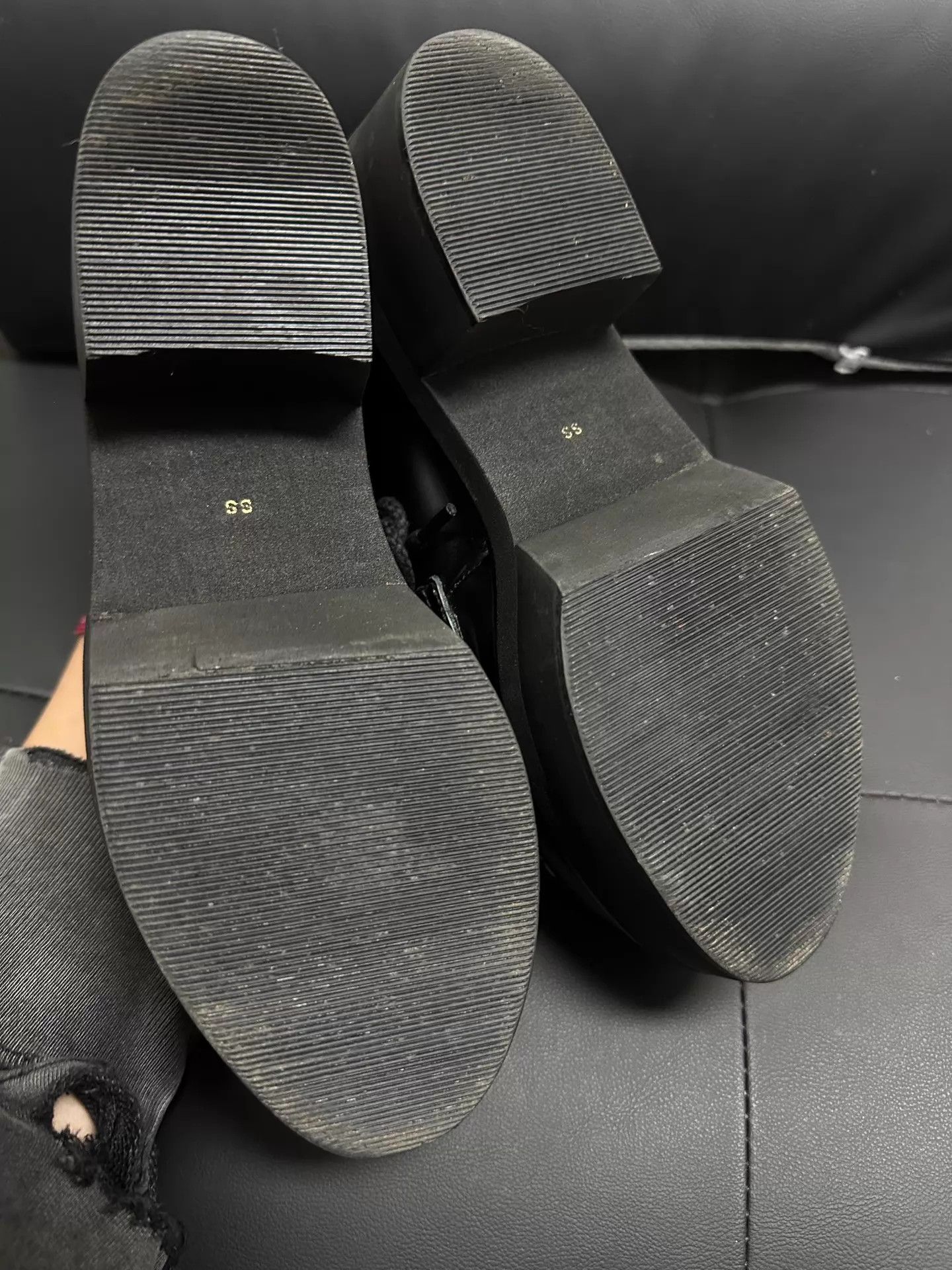 Yohji Yamamoto Yohji Yamamoto 1995AW Femme Platform Toe Cap Leather 36 Size US 5.5 / IT 35.5 - 5 Thumbnail