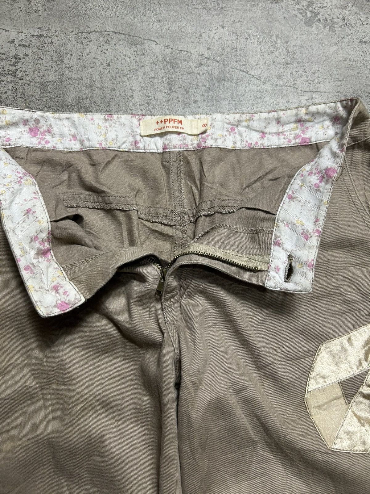 PPFM 2000s PPFM Unique Ribbon Motif Pants Size US 26 / EU 42 - 6 Thumbnail