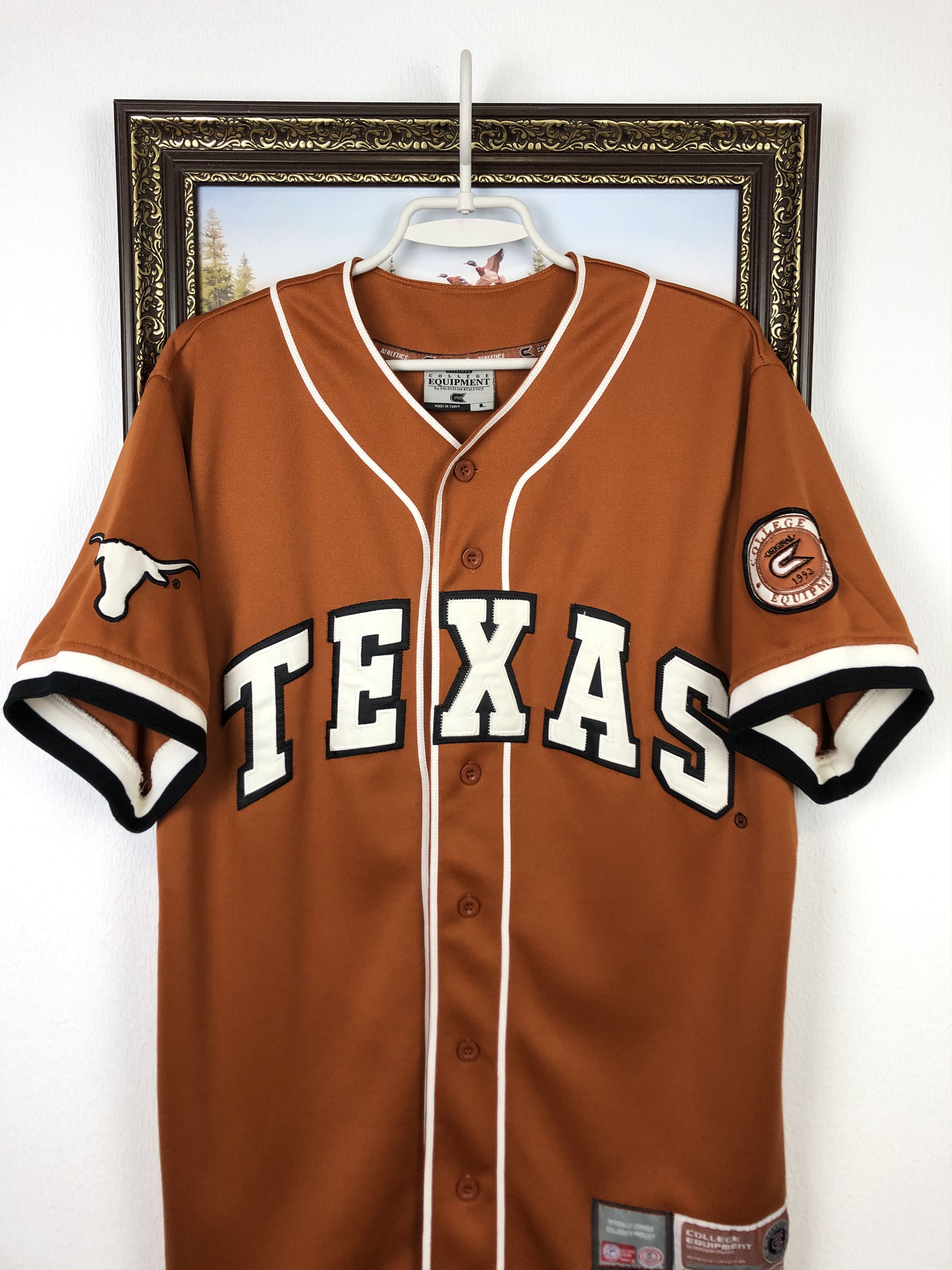 Vintage Vintage Texas Longhorns Colosseum Jersey Tee Shirt Rare Size US L / EU 52-54 / 3 - 2 Thumbnail