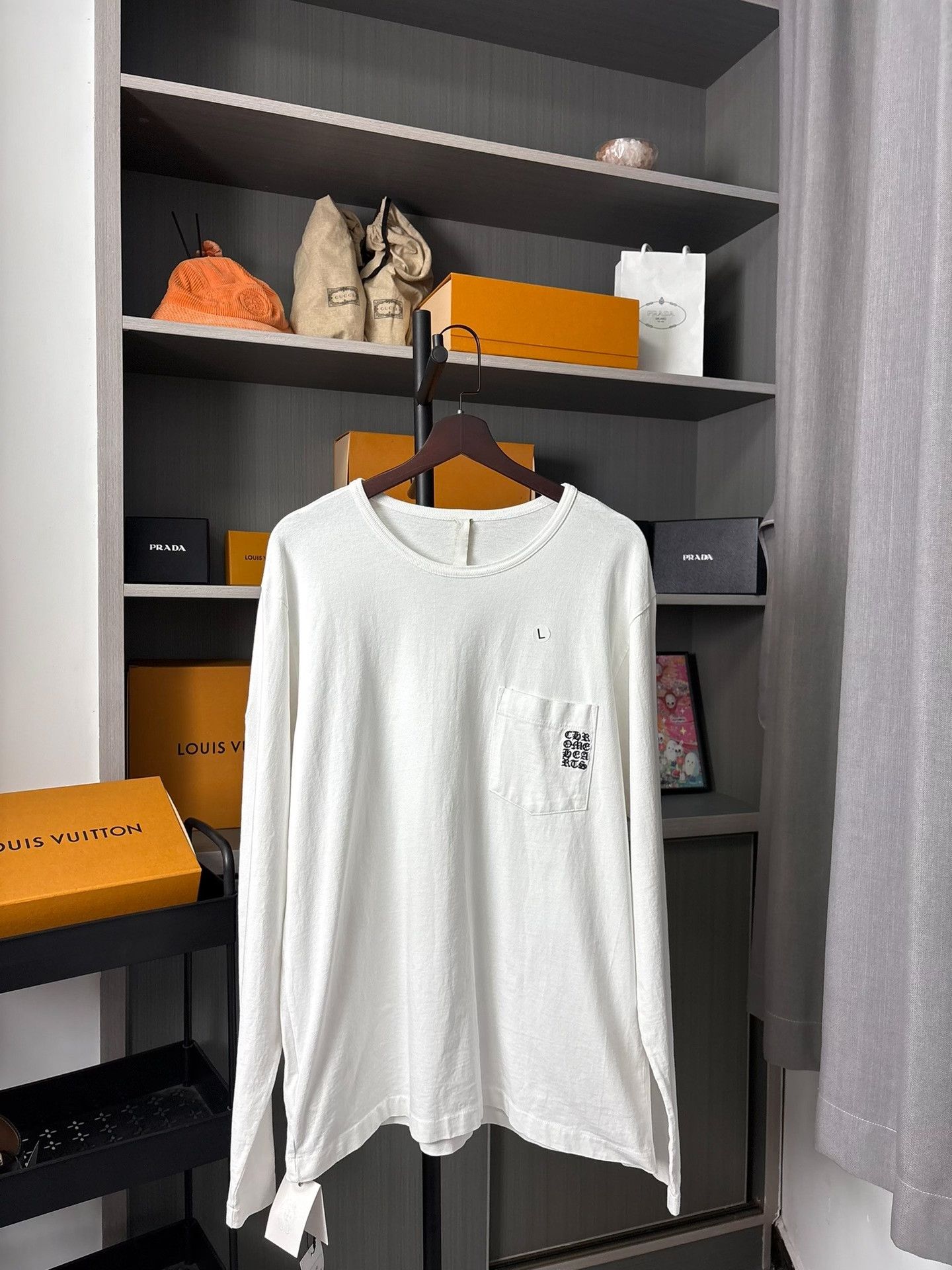Chrome Hearts Chrome Hearts Embroidered White T-Shirt L Men Size US L / EU 52-54 / 3 - 1 Thumbnail