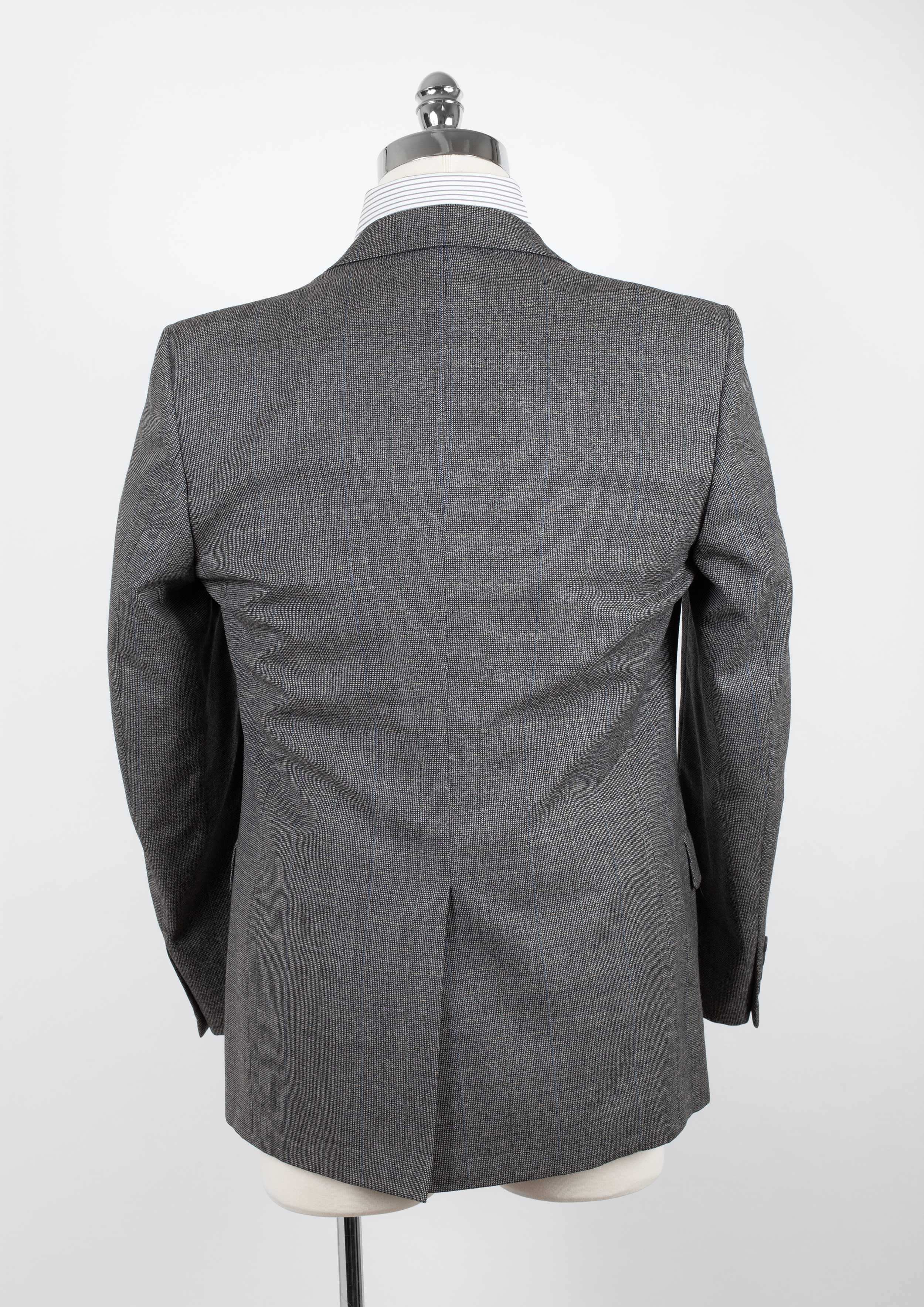 Lanvin Vintage Lanvin Blazer Gray Nailhead Wool Size 42R - 3 Thumbnail