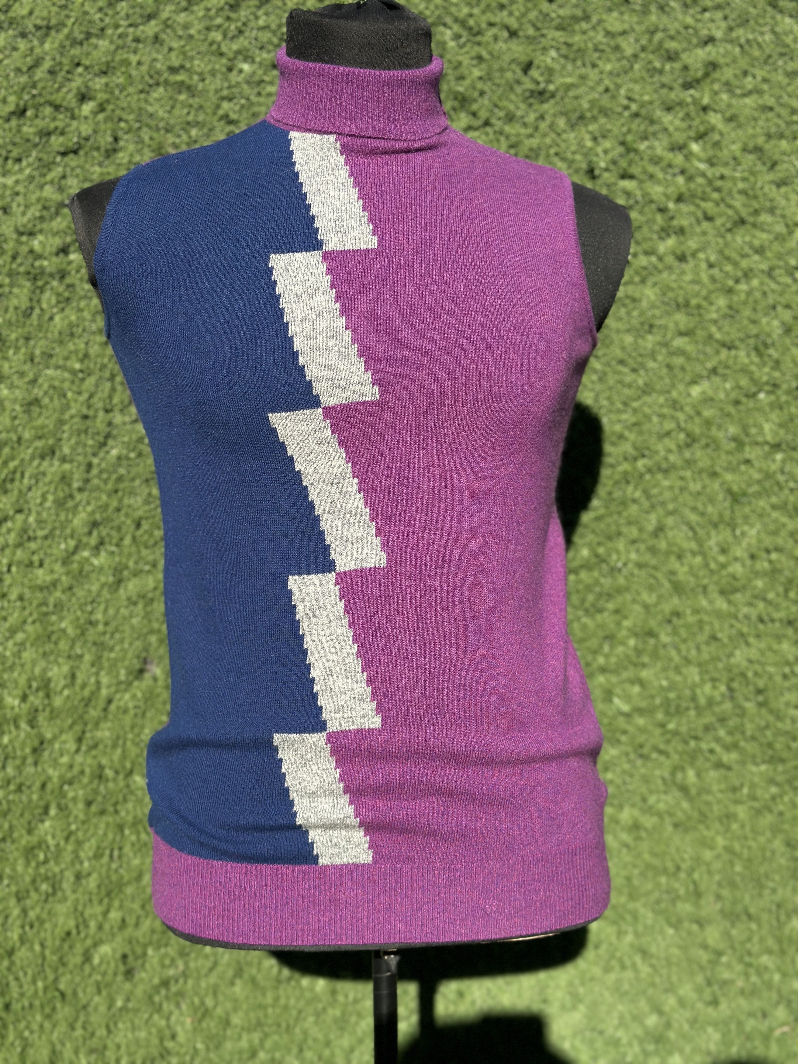 Balenciaga Balenciaga Women Sleeveless Turtleneck Knit Wool Cashmere 36 Size XS / US 0-2 / IT 36-38 - 4 Thumbnail