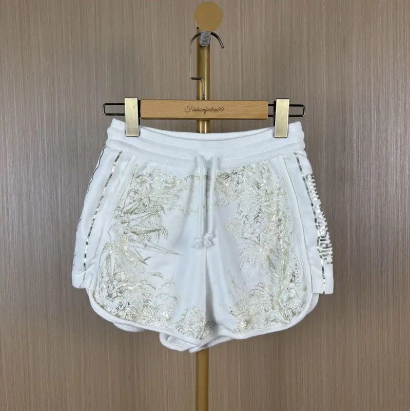Dior Dior White Cotton XS Women's Shorts 0089 Size 22" - 1 Thumbnail
