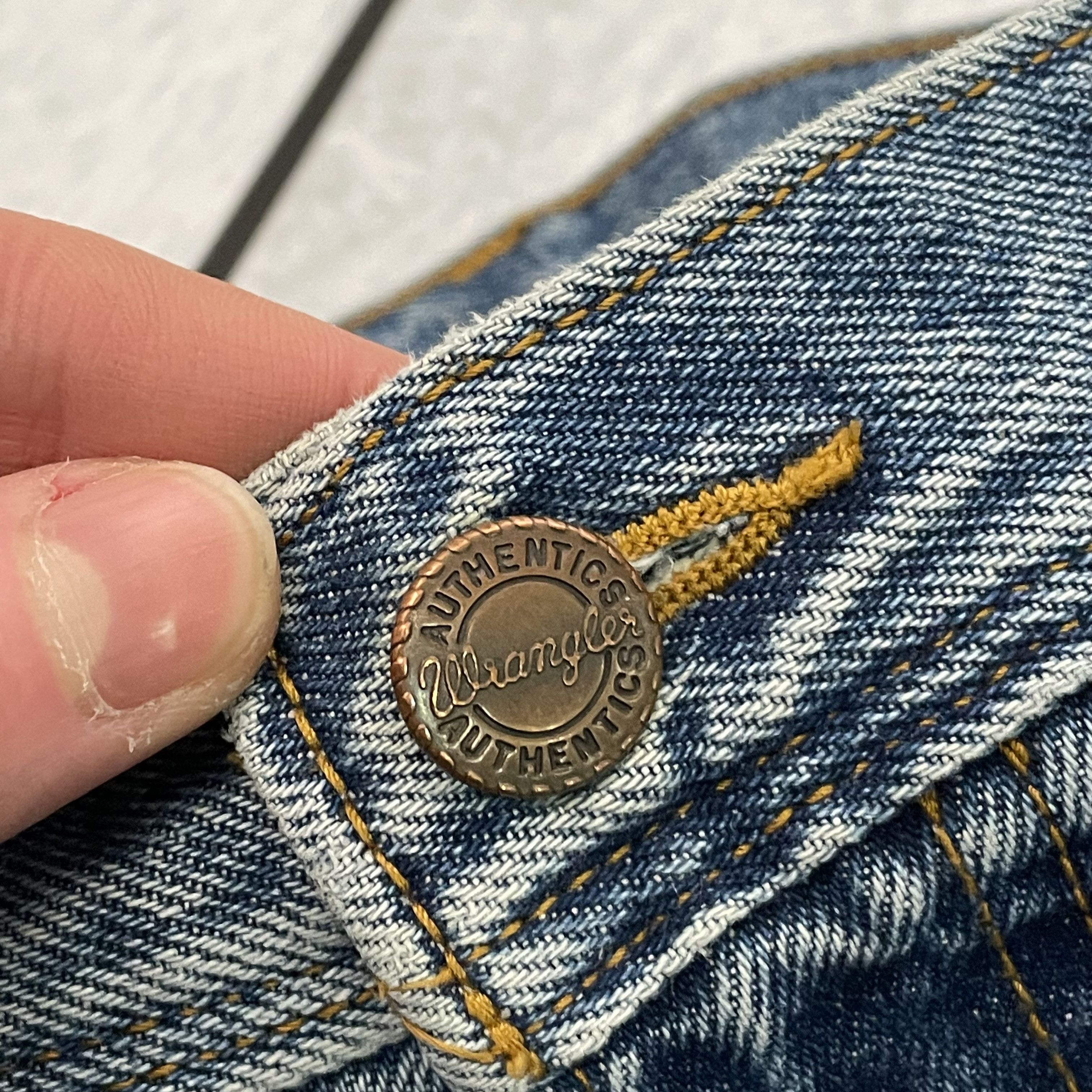Wrangler Custom Wrangler baggy Jeans japanese style Y2K Alt 1of1 Size US 32 / EU 48 - 8 Thumbnail