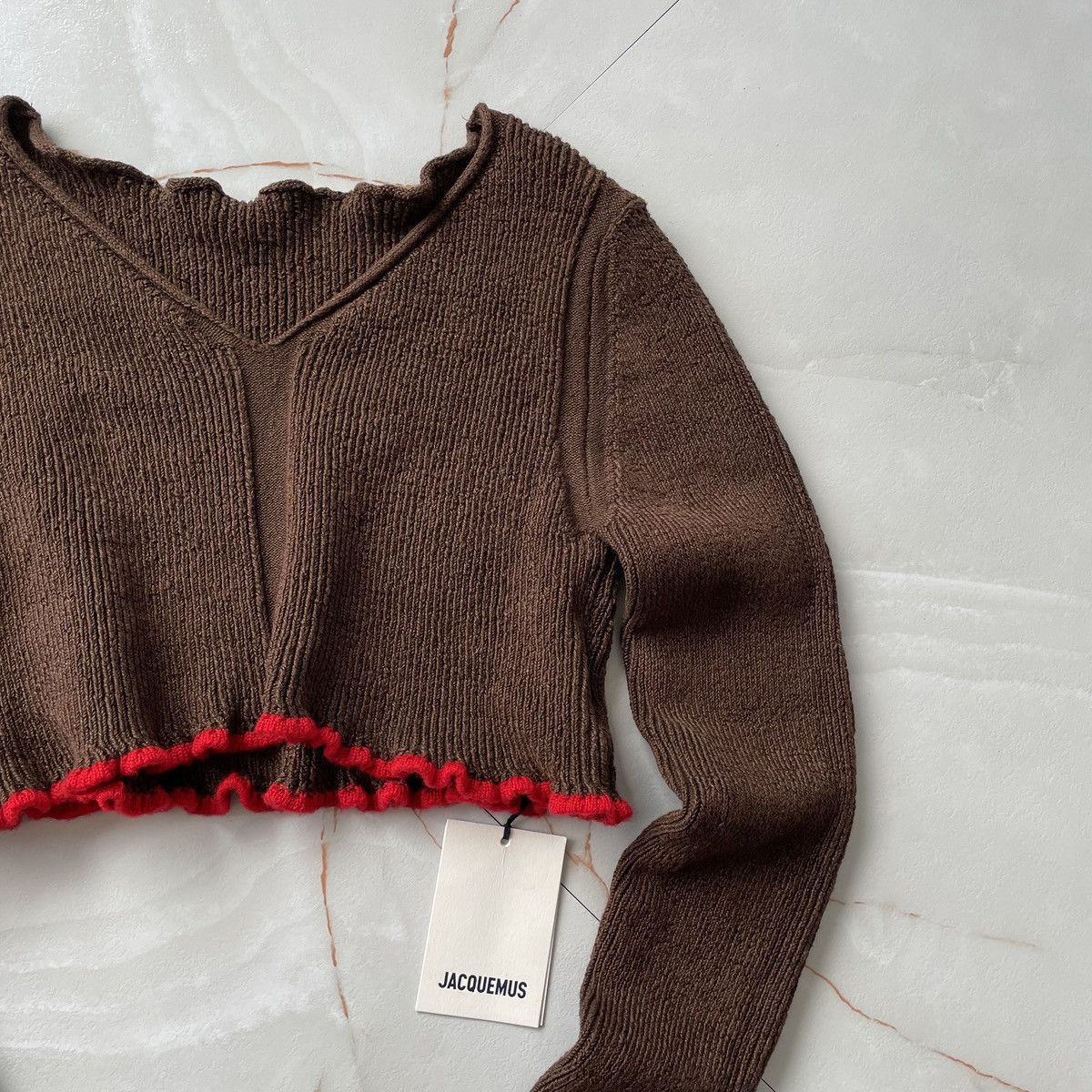 Jacquemus LA MAILLE SANTON CROP JACQUEMUS Size XS / US 0-2 / IT 36-38 - 7 Thumbnail