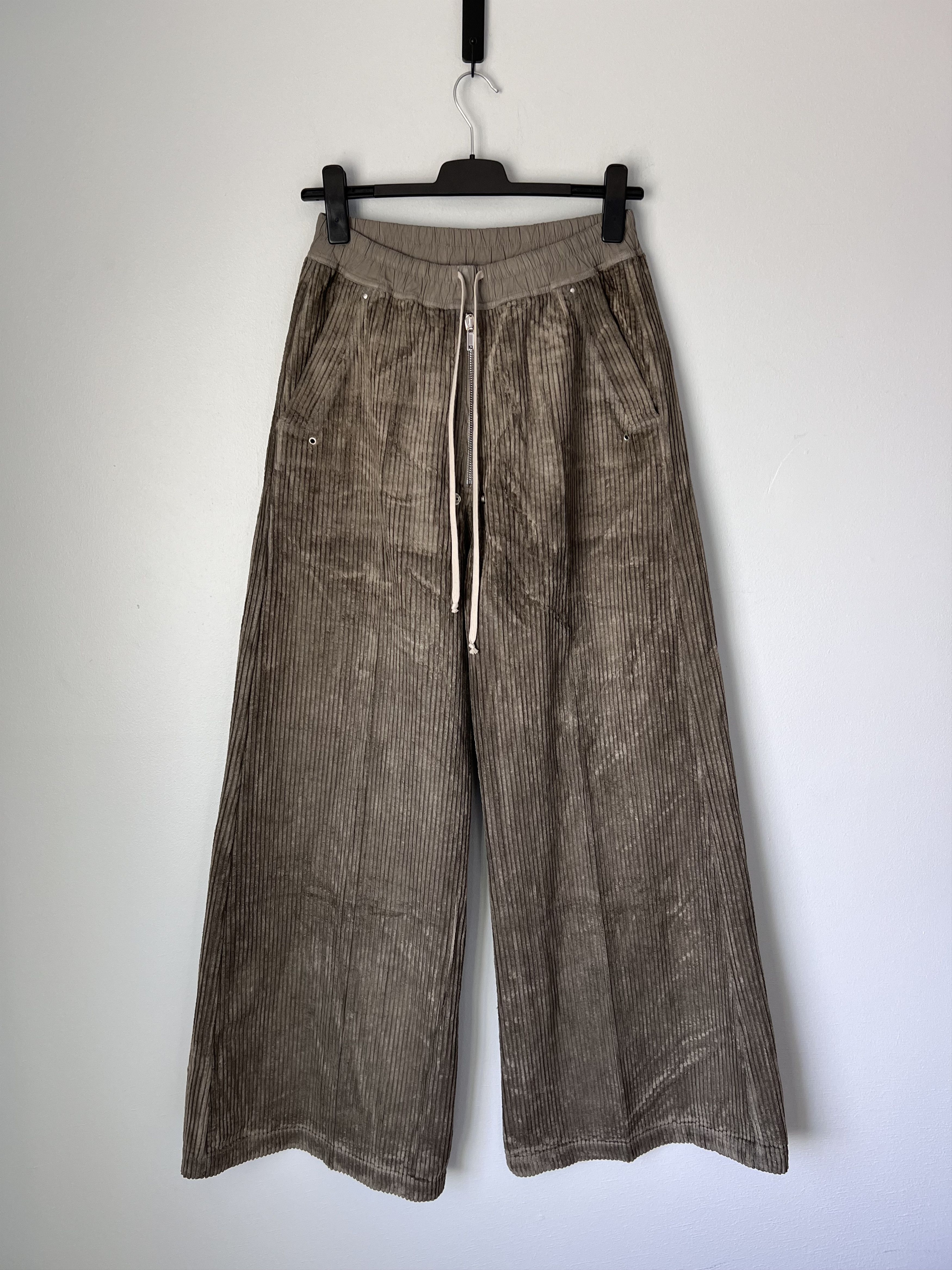 Rick Owens Drkshdw Rick Owens DRKSHDW Corduroy Geth Belas in Dust Size US 32 / EU 48 - 1 Thumbnail