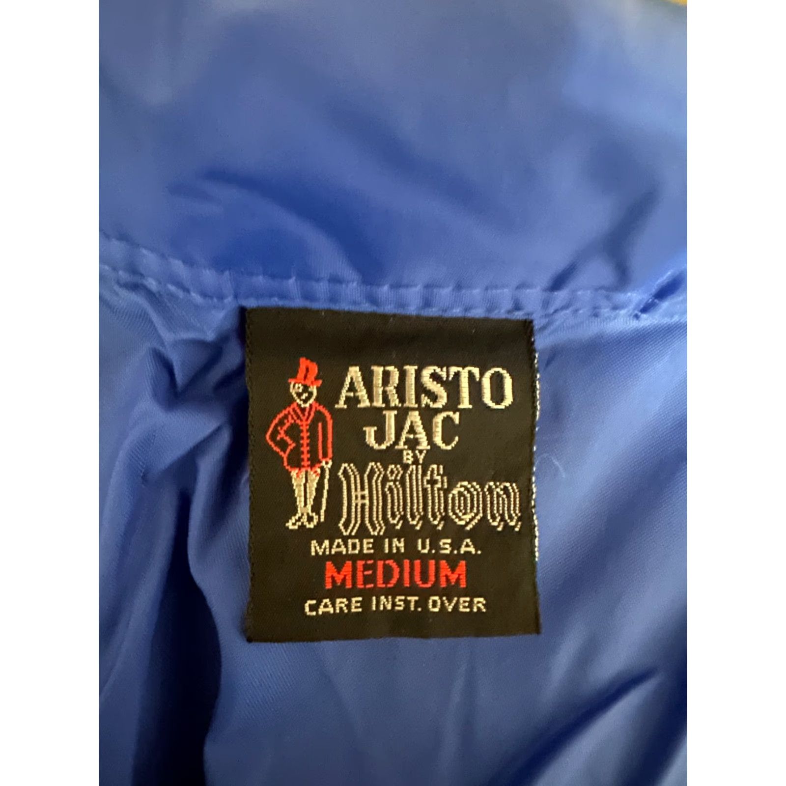 Vintage VINTAGE Aristo Jac Jacket Blue Medium M Men's Windbreaker 80s 1985 USA Size US M / EU 48-50 / 2 - 4 Thumbnail