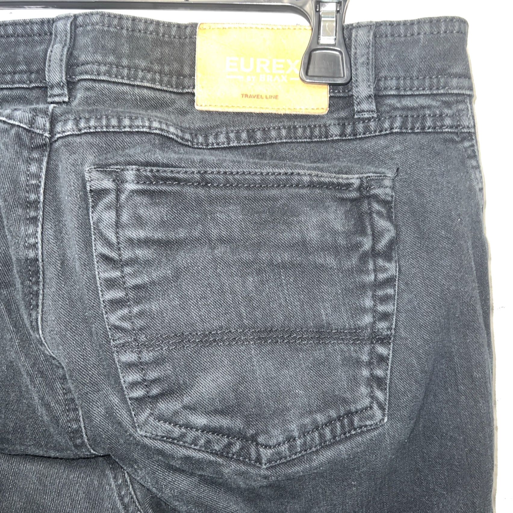 BRAX Eurex By Brax Black Jeans Mens Size 35x29 Size US 35 - 3 Thumbnail