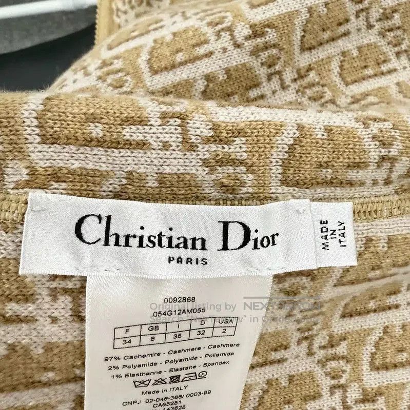 Dior Dior Beige Wool Women's Cardigan . Size XS / US 0-2 / IT 36-38 - 7 Thumbnail