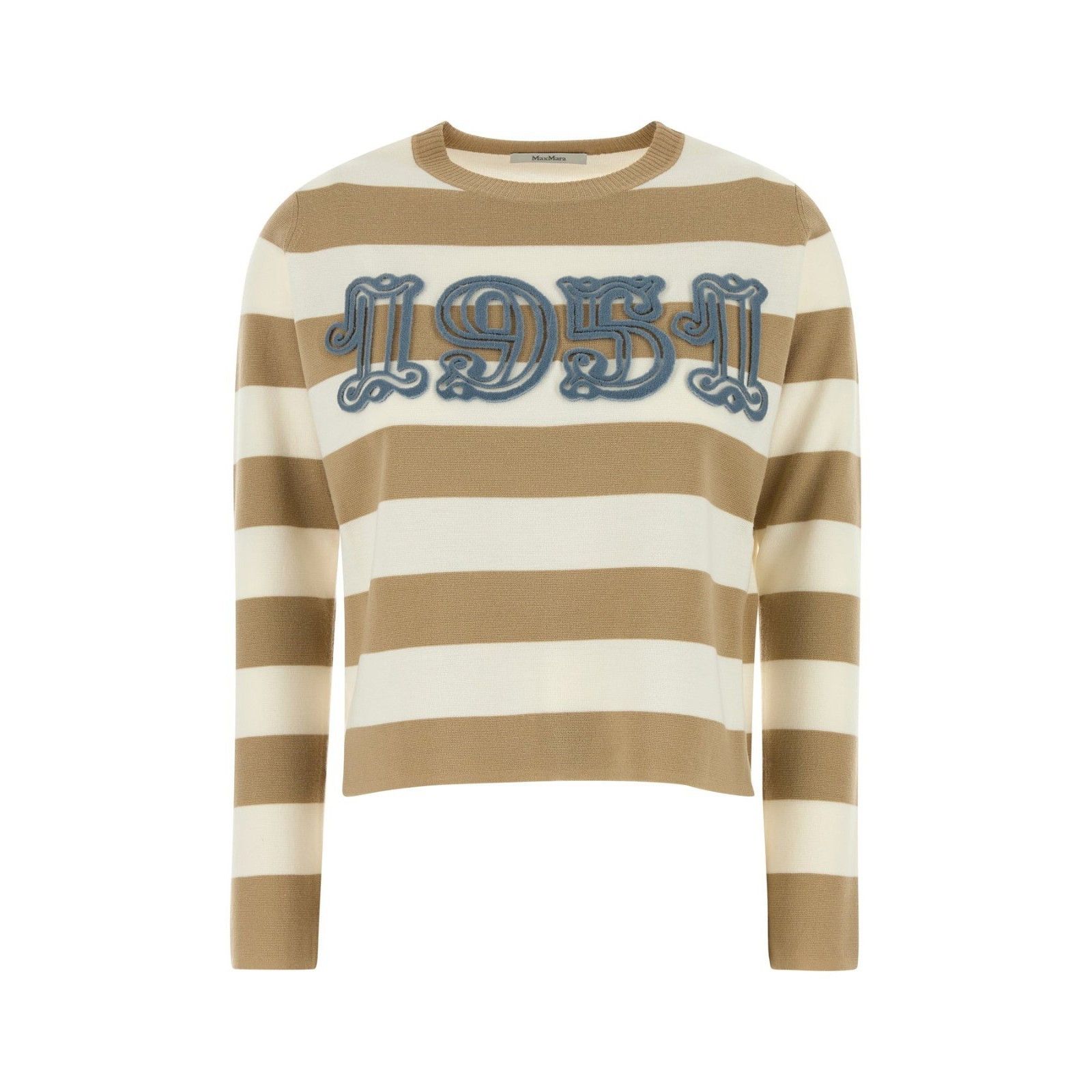 Max Mara MAX MARA Multicolor Embroidered Wool Viterbo Sweater New & A Size M / US 6-8 / IT 42-44 - 1 Thumbnail