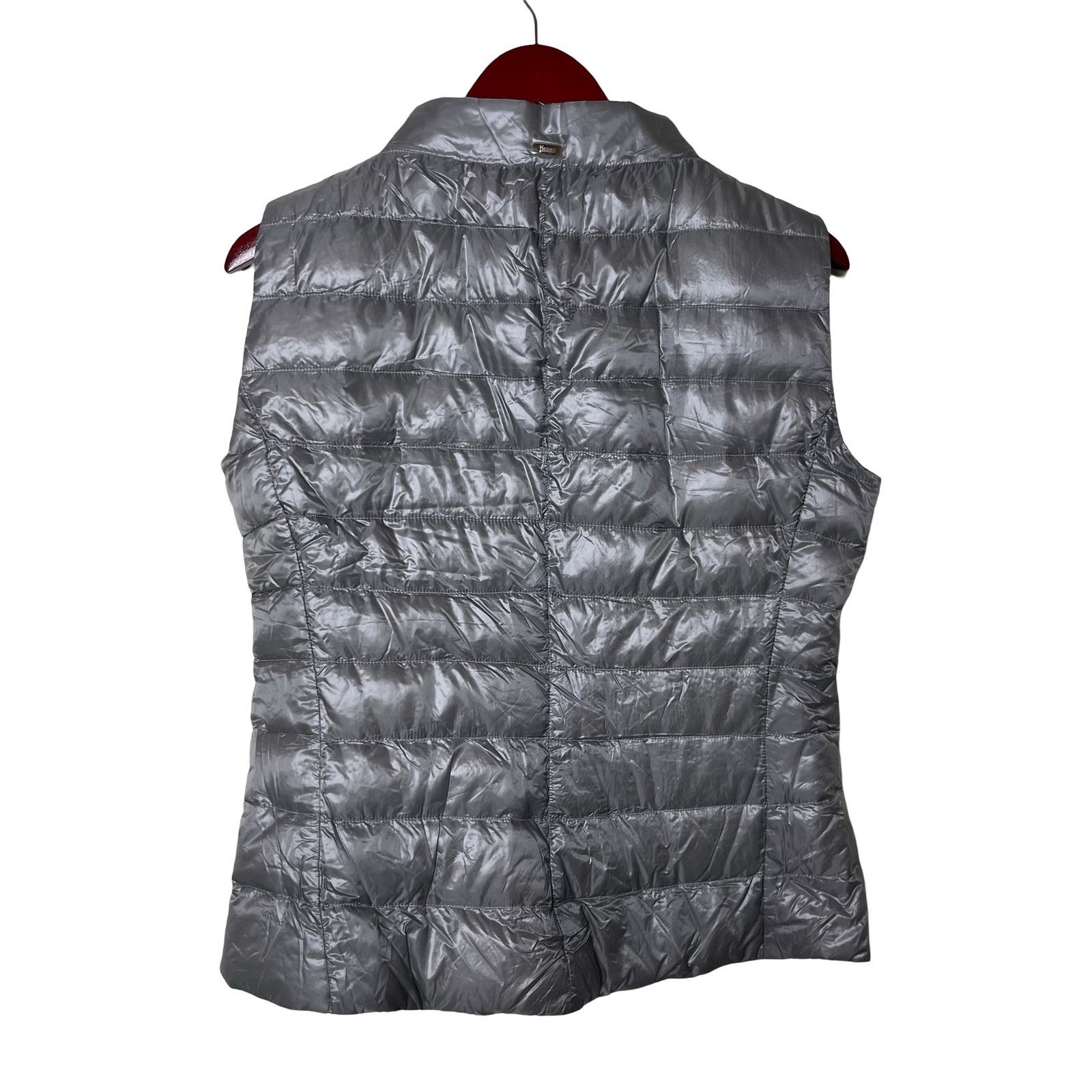 Herno Herno silver puff lightweight vest sz M Size M / US 6-8 / IT 42-44 - 4 Thumbnail