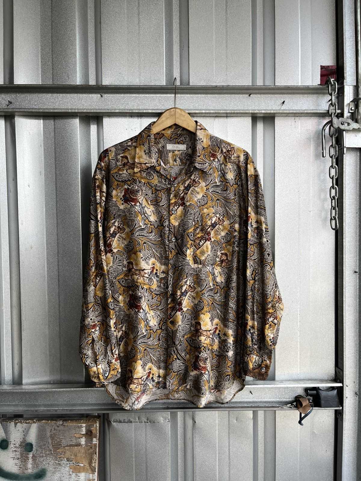 Tornado Mart retro style donma uomo shirt /versace/dior/cdg/prada/ Size US M / EU 48-50 / 2 - 1 Thumbnail