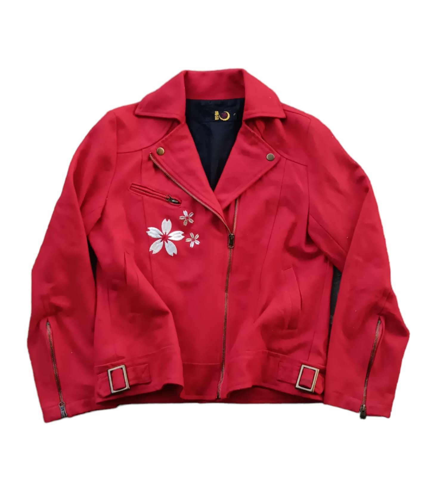 Japanese Brand Japanese embroidery sakura double breasted jacket Size US M / EU 48-50 / 2 - 4 Thumbnail