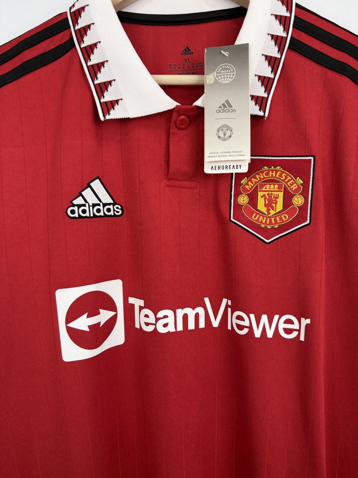 Adidas Y2K 2022 Adidas MANCHESTER UNITED Soccer Jersey Blokecore Size US XL / EU 56 / 4 - 4 Thumbnail