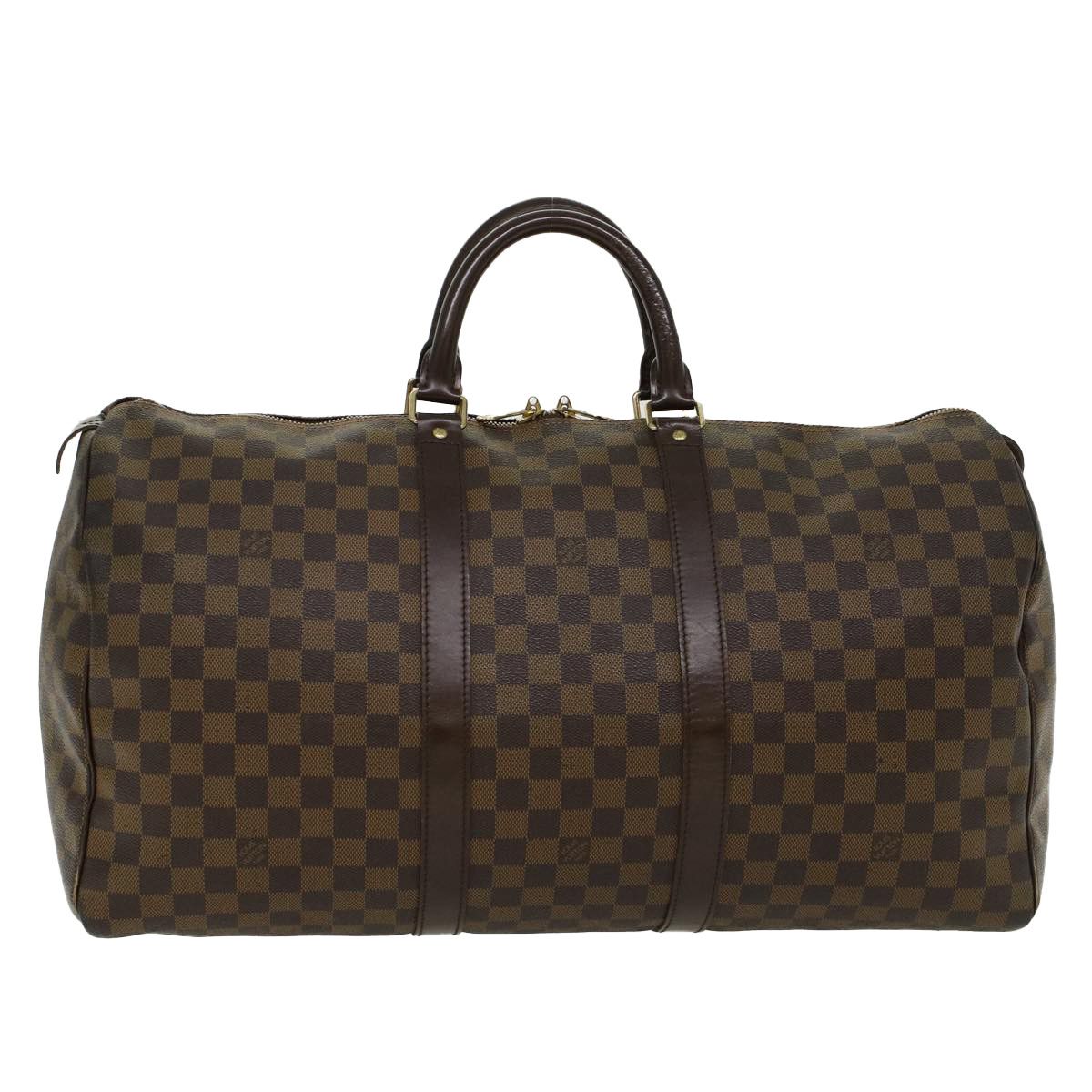 Louis Vuitton Damier Azur Keepall 50 Duffle Bag 15lk616s