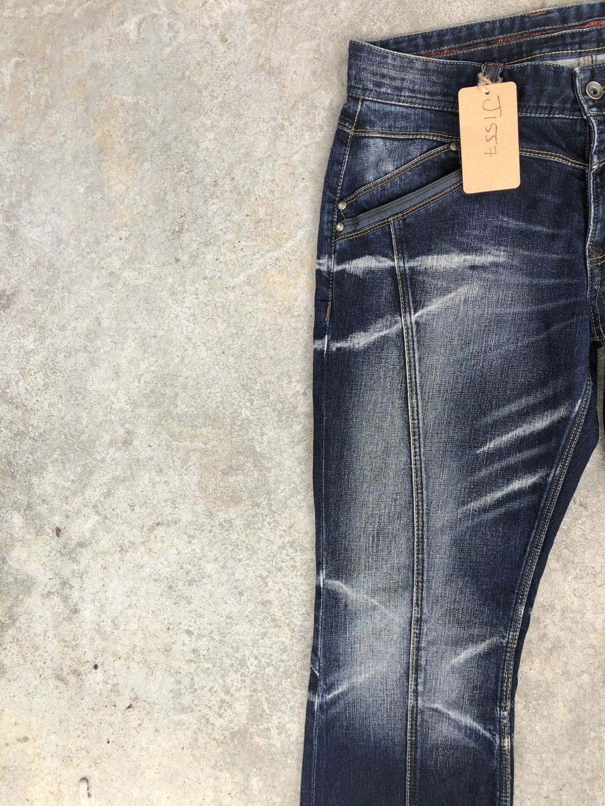 If Six Was Nine Nicole Club Flared Jeans Distressed Jeans Size US 32 / EU 48 - 4 Thumbnail