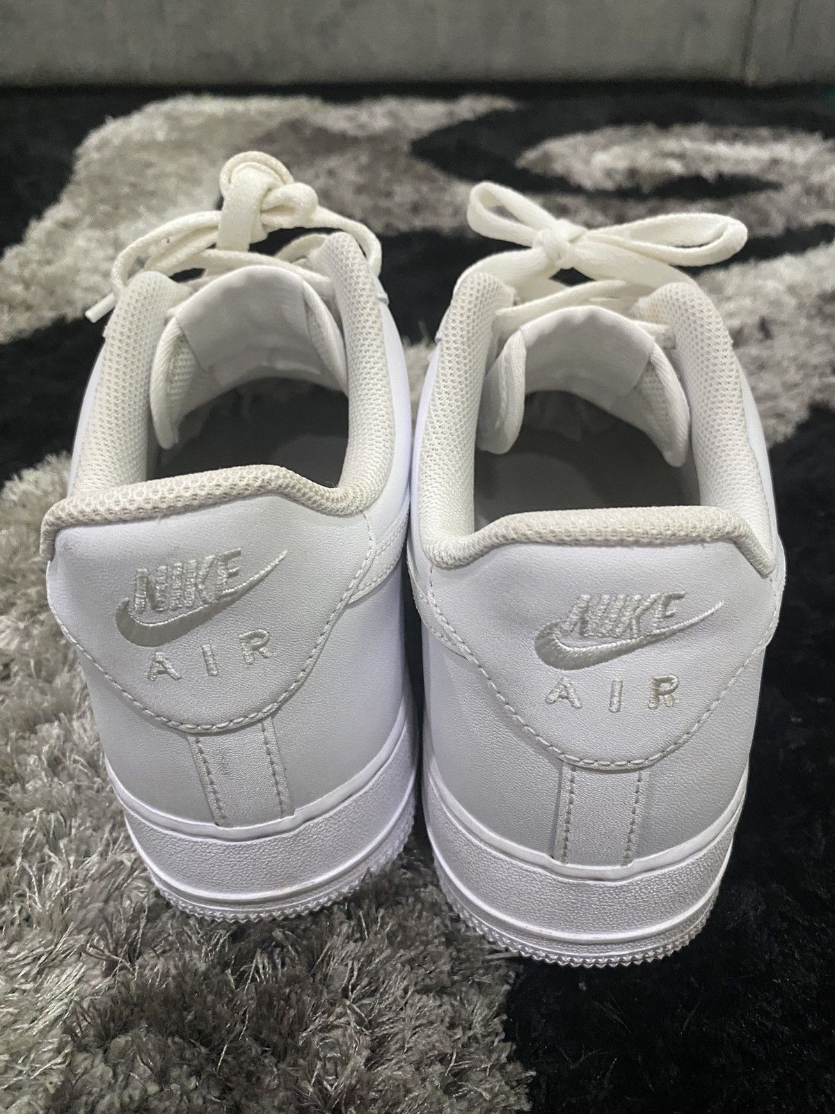 Nike Triple White AF1 Low 07 Size US 10 / EU 43 - 2 Thumbnail