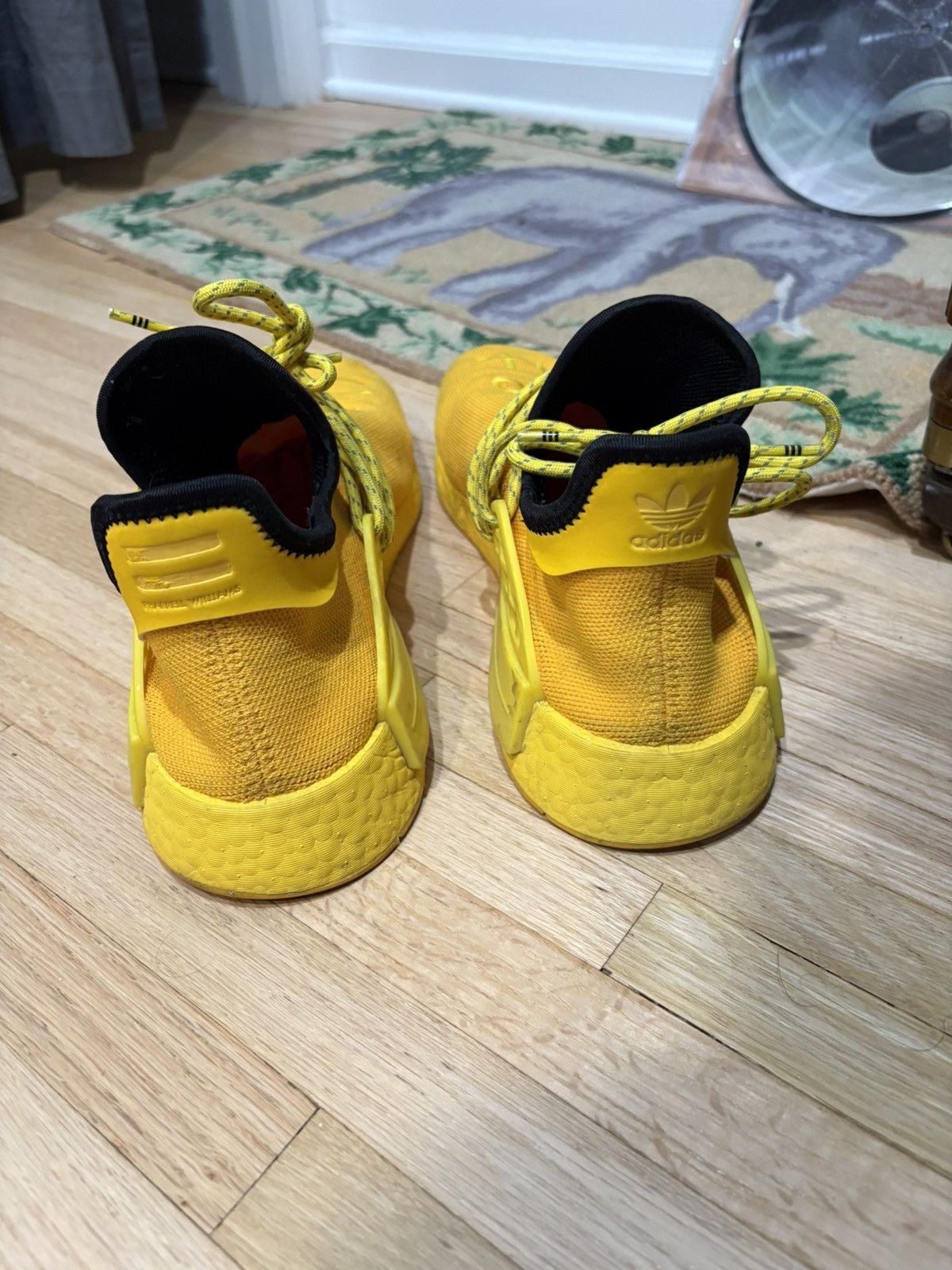 Adidas × Pharrell Pharrell NMD Yellow Size US 11.5 / EU 44-45 - 2 Thumbnail