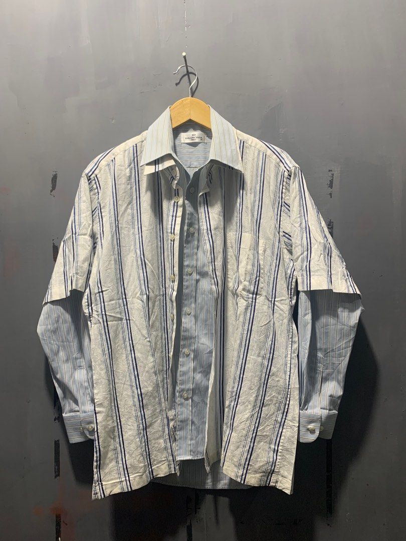 BALENCIAGA シャツ ドル紙幣 Balenciaga RARE Balenciaga SS18 double fit dollar/money