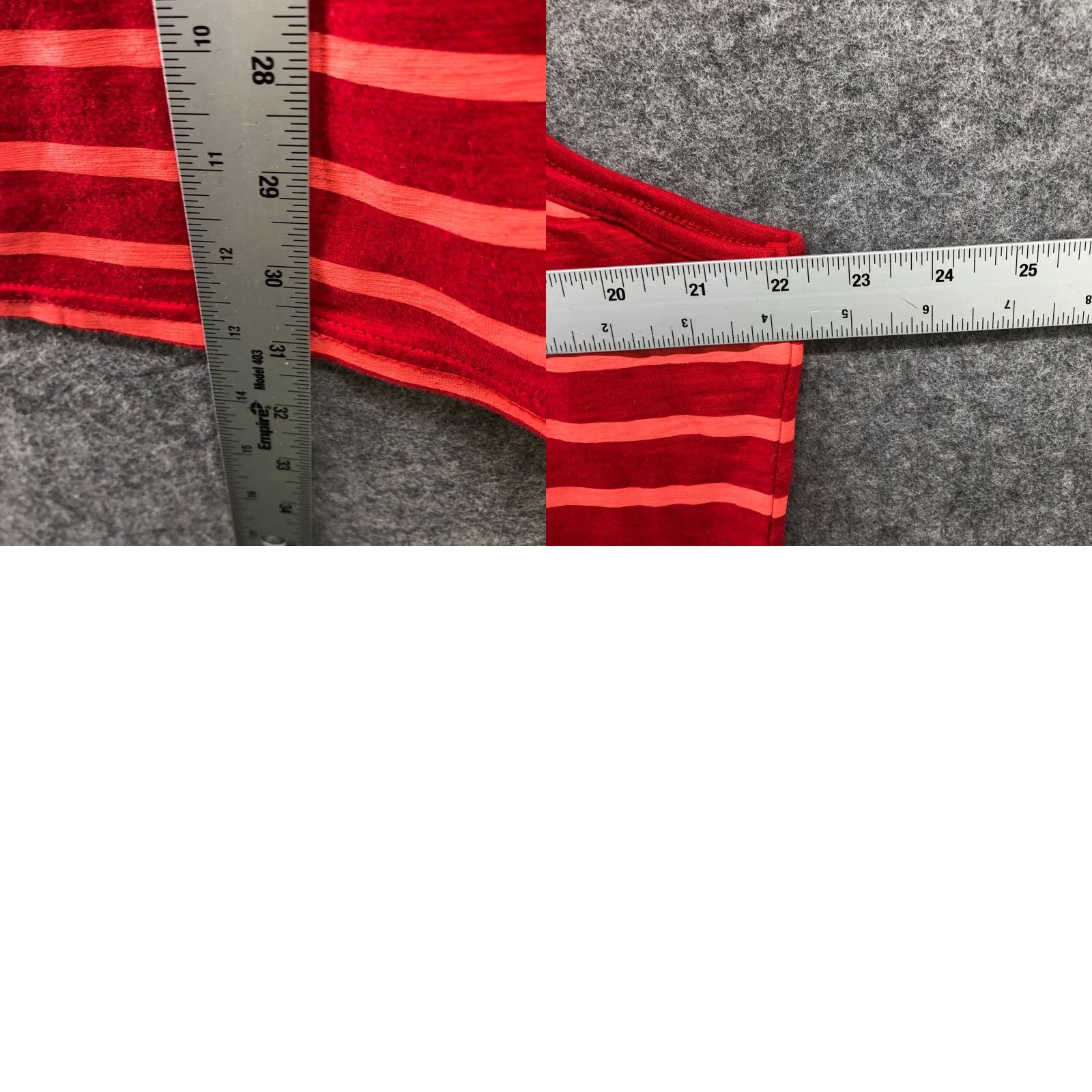 Guess VINTAGE GUESS Tank Top Mens XL Red Pink Striped Cotton Sleeveless Crew Neck Embroidered Logo Summer Size US XL / EU 56 / 4 - 8 Thumbnail