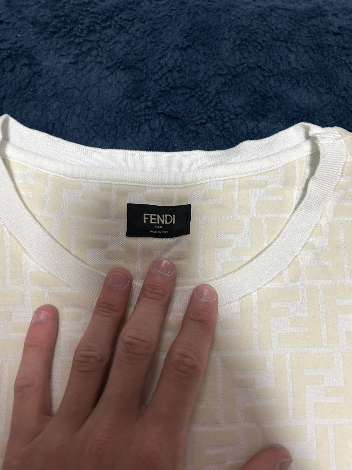 Fendi Fendi tee Size US L / EU 52-54 / 3 - 3 Thumbnail
