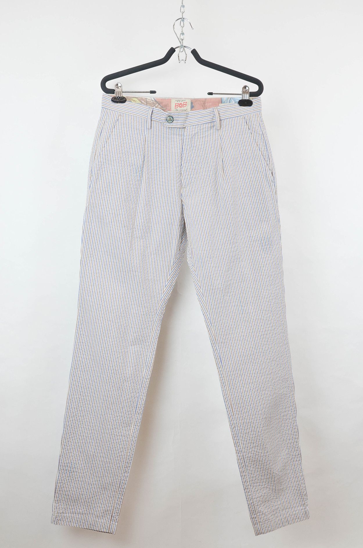 Other BOB Handmade Striped Summer Suit – Size 52 Size 52R - 4 Thumbnail