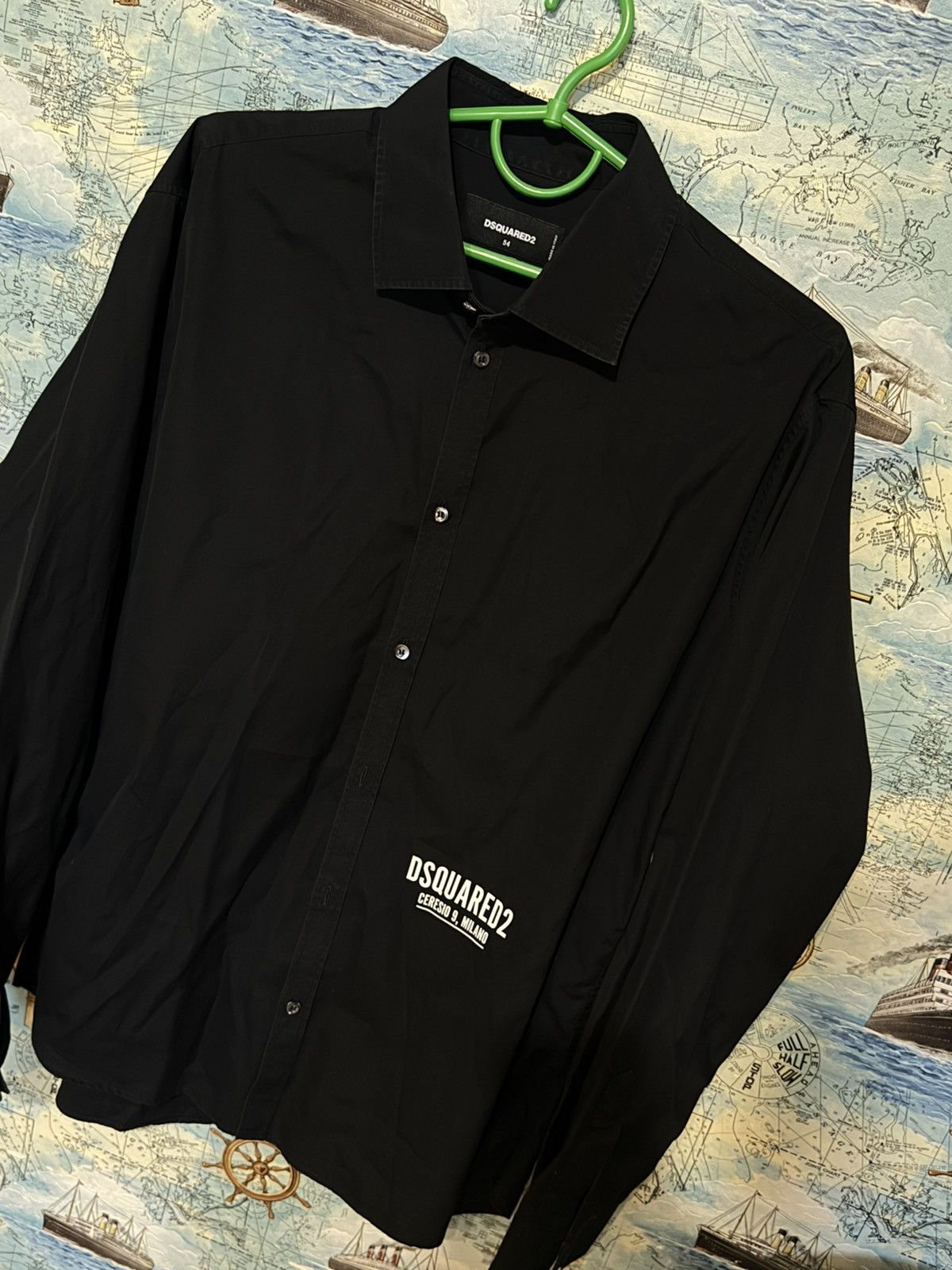 Dsquared2 Dsquared 2 big logo shirt luxury Size US L / EU 52-54 / 3 - 2 Thumbnail