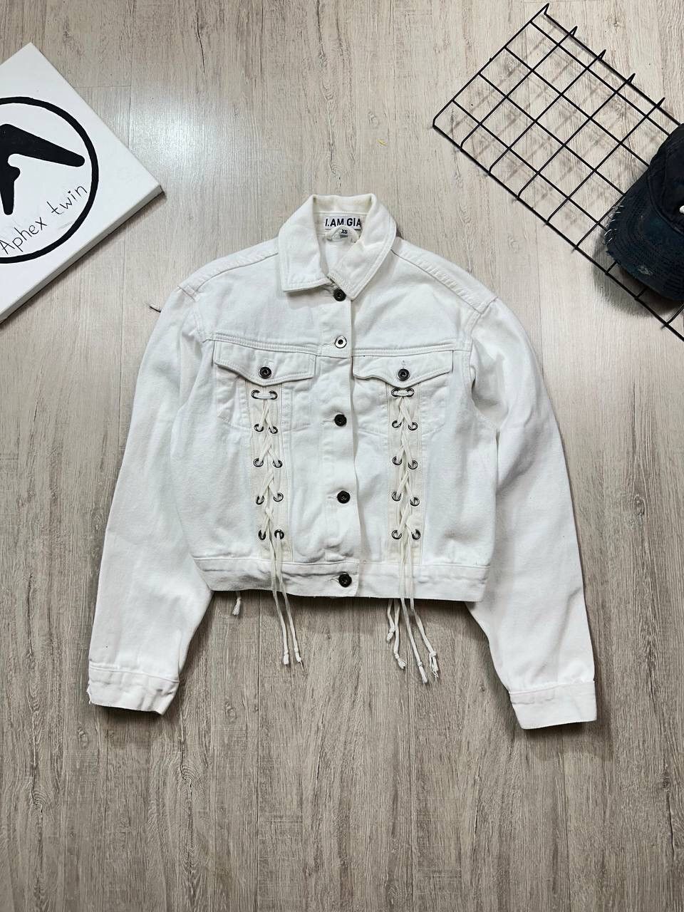 I.AM.GIA × Vintage Vintage Avantgarde I Am Gia Denim Jacket Size S / US 4 / IT 40 - 2 Thumbnail