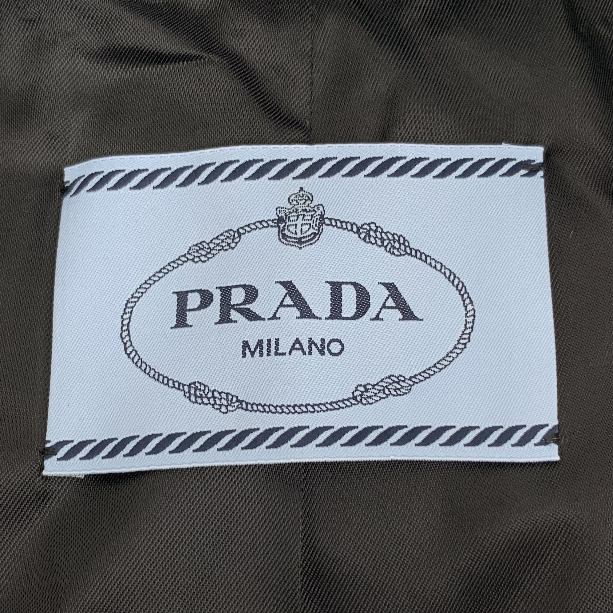 Prada Prada Dark Grey Wool Blazer (Size 44) Size 44R - 2 Thumbnail