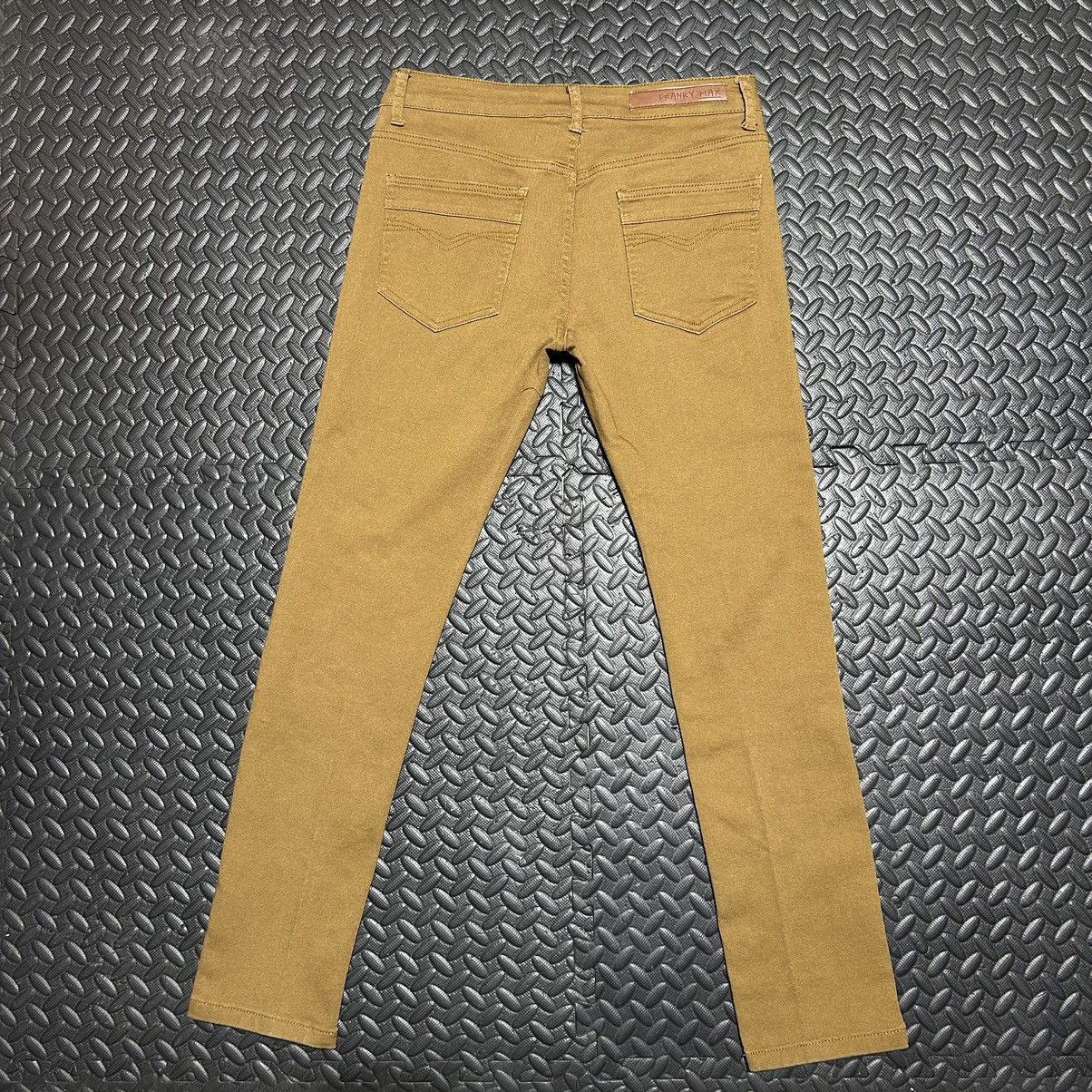 Designer × Franky Max × Vintage Franky Max Jeans Skinny Mens 30x30 Denim Y2K Khaki Vintage Size US 30 / EU 46 - 10 Thumbnail