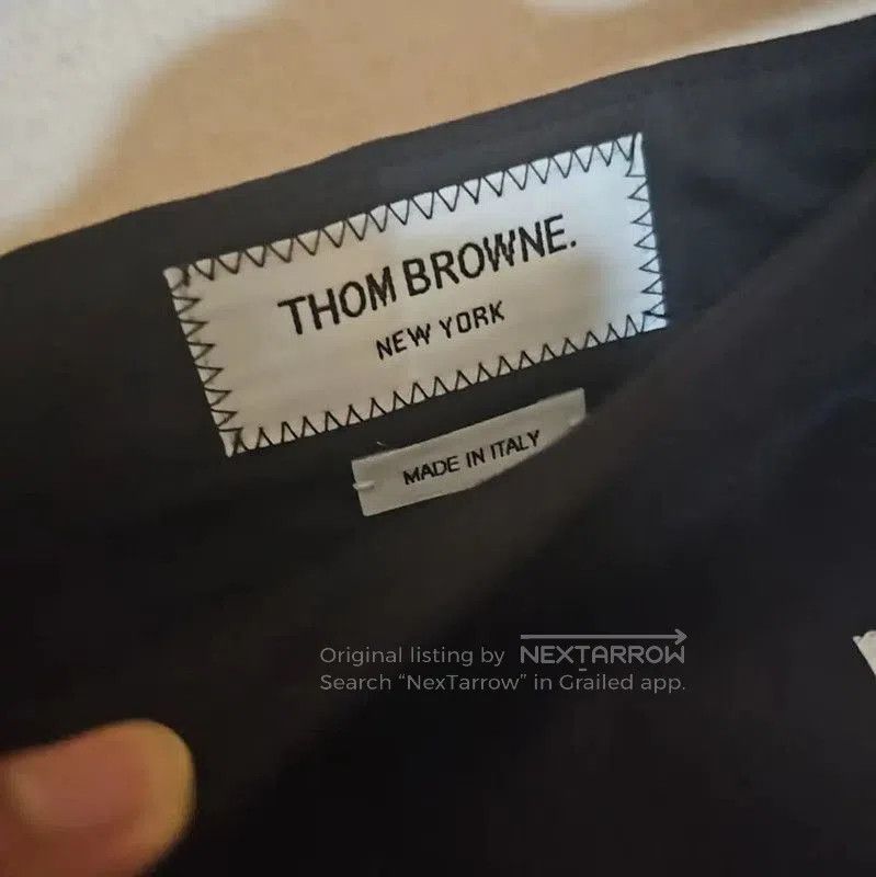 Thom Browne Thom Browne Women's Long Navy Wool Skirt . Size 23" - 6 Thumbnail