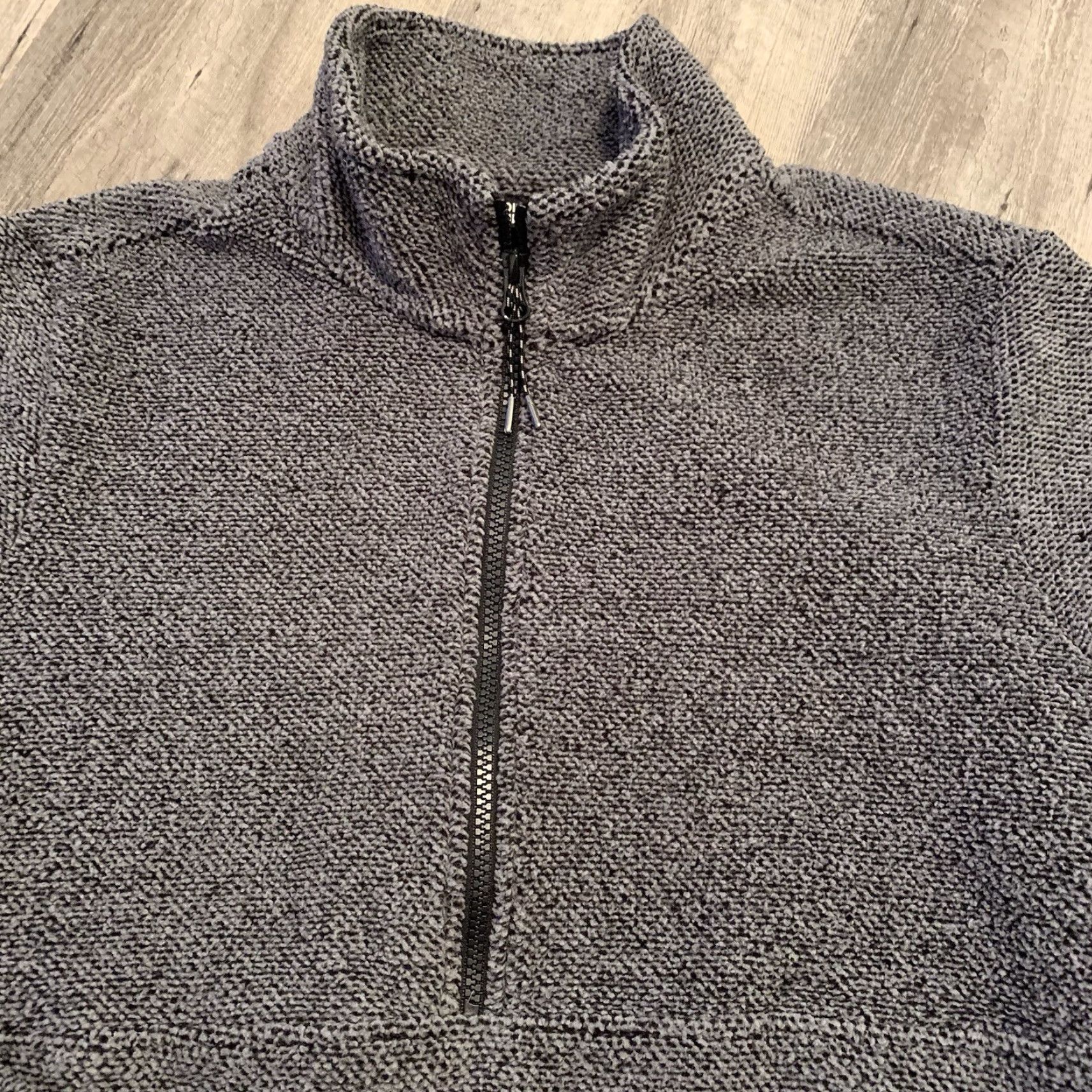 Eddie Bauer Eddie Bauer Sweatshirt Pullover 1/2 Zip Fleece Womens Large Gray Speckled Pockets Mock Neck 1/4 Zip Activewear Mens? Wait end. Size L / US 10 / IT 46 - 3 Thumbnail