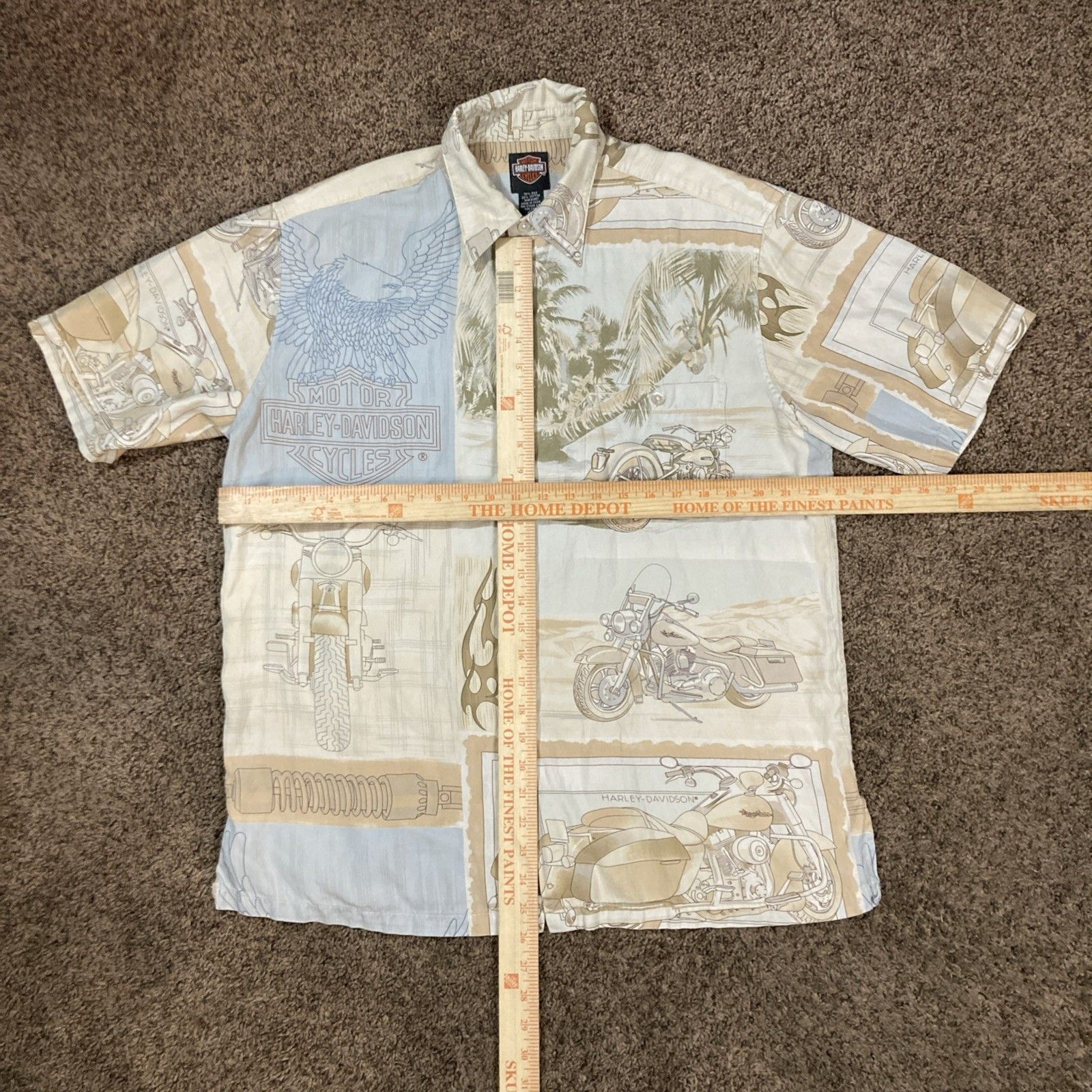 Harley Davidson Harley Davidson Hawaiian Shirt Tori Richard Men’s Size M Size US M / EU 48-50 / 2 - 5 Thumbnail