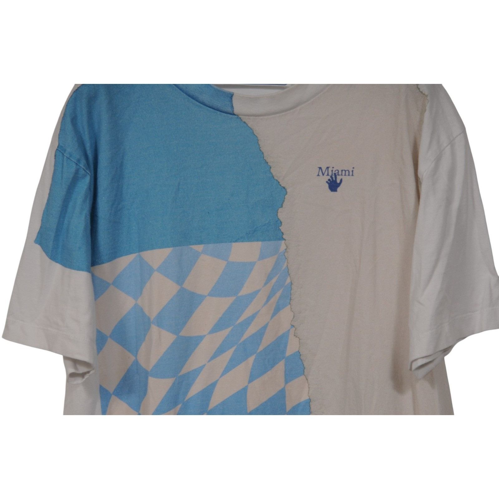 Off-White Miami Exclusive Checkered Logo T Shirt Size US L / EU 52-54 / 3 - 3 Thumbnail