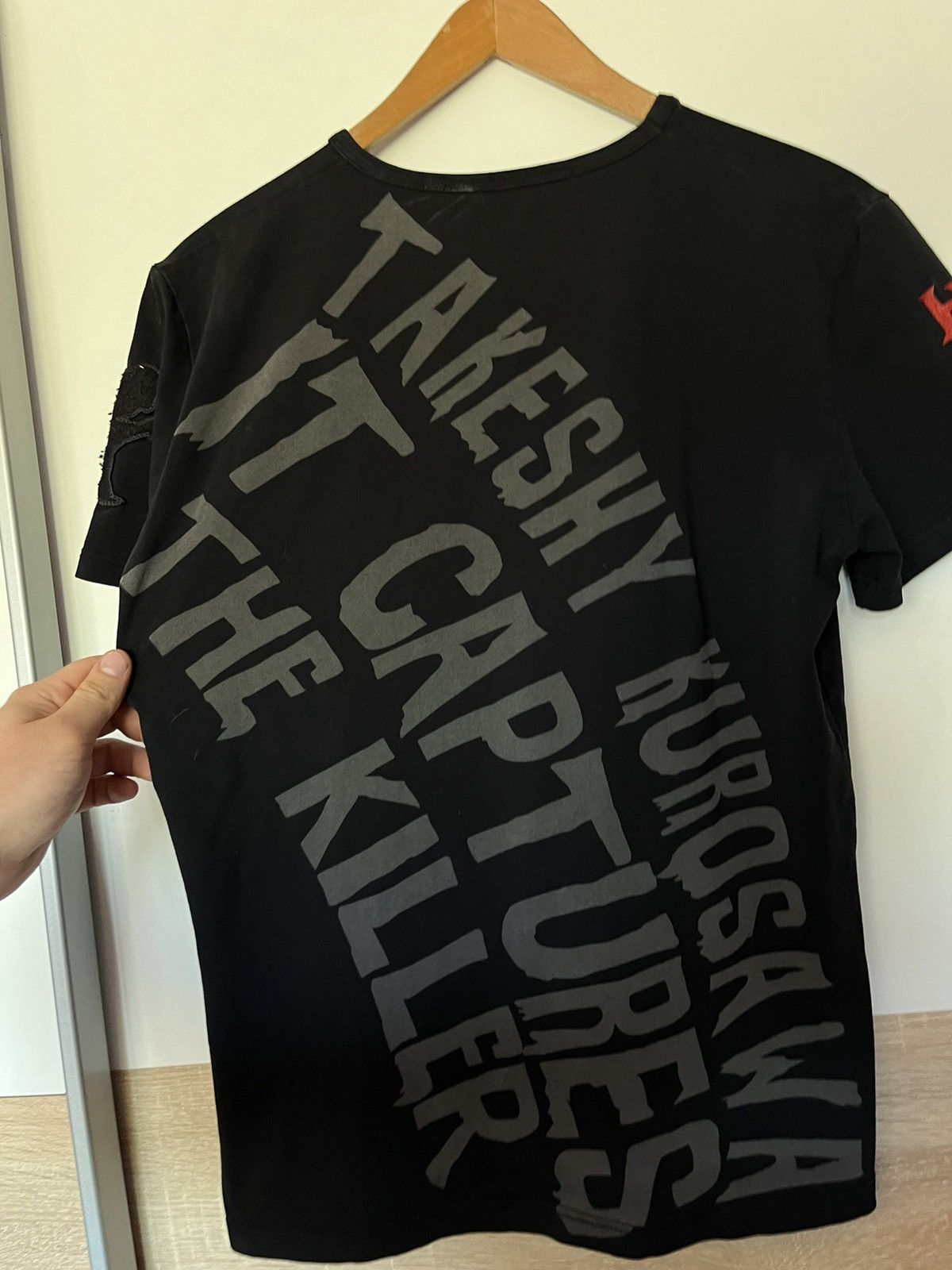 Japanese Brand Vintage Takeshy Kurosawa Its Saves The City Japanese Tee Aop Size US L / EU 52-54 / 3 - 9 Thumbnail