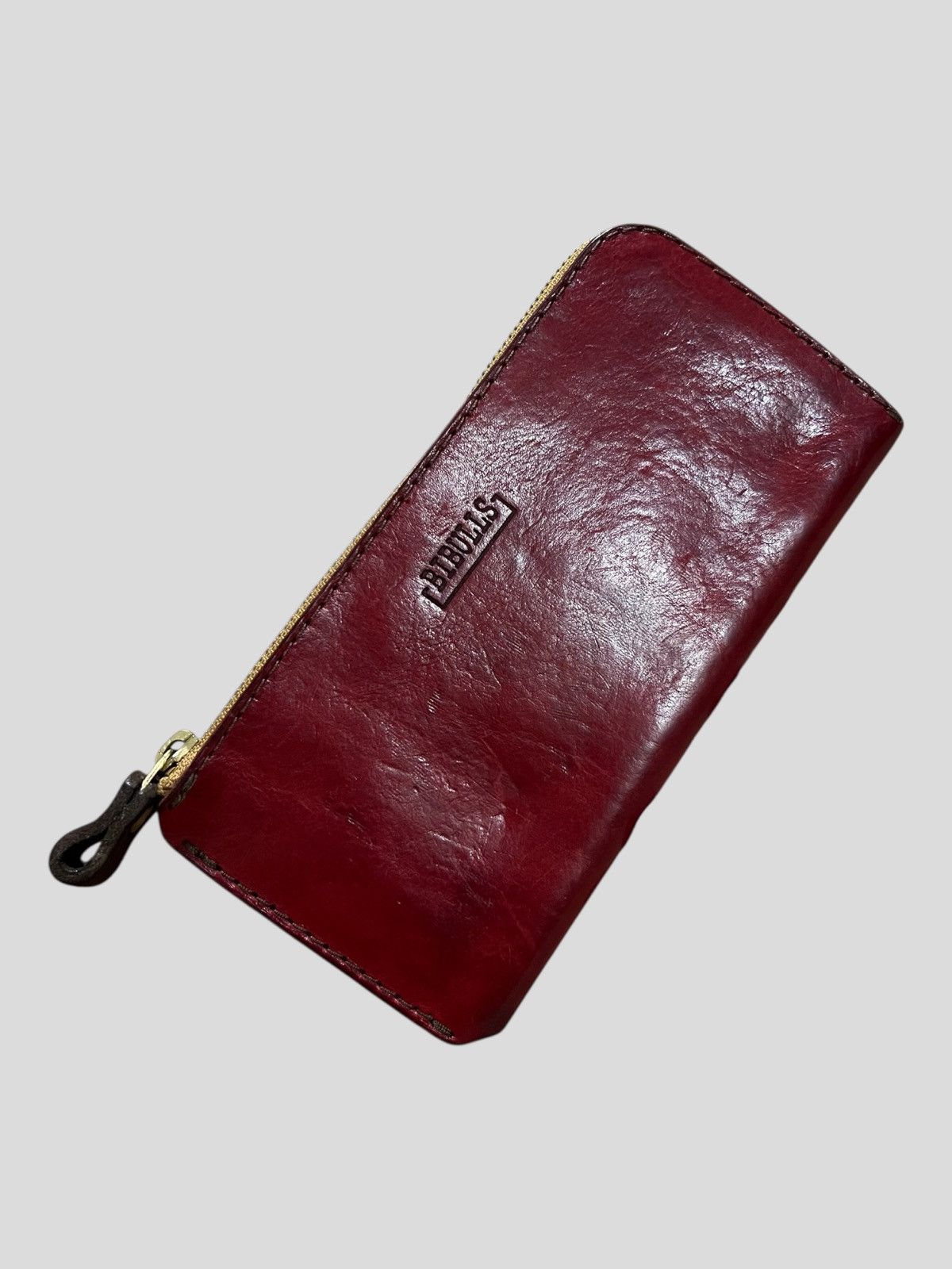 Redmoon Japan Hand Crafted Leather Bibulls L Shaped Zip Long Wallets Size ONE SIZE - 1 Thumbnail