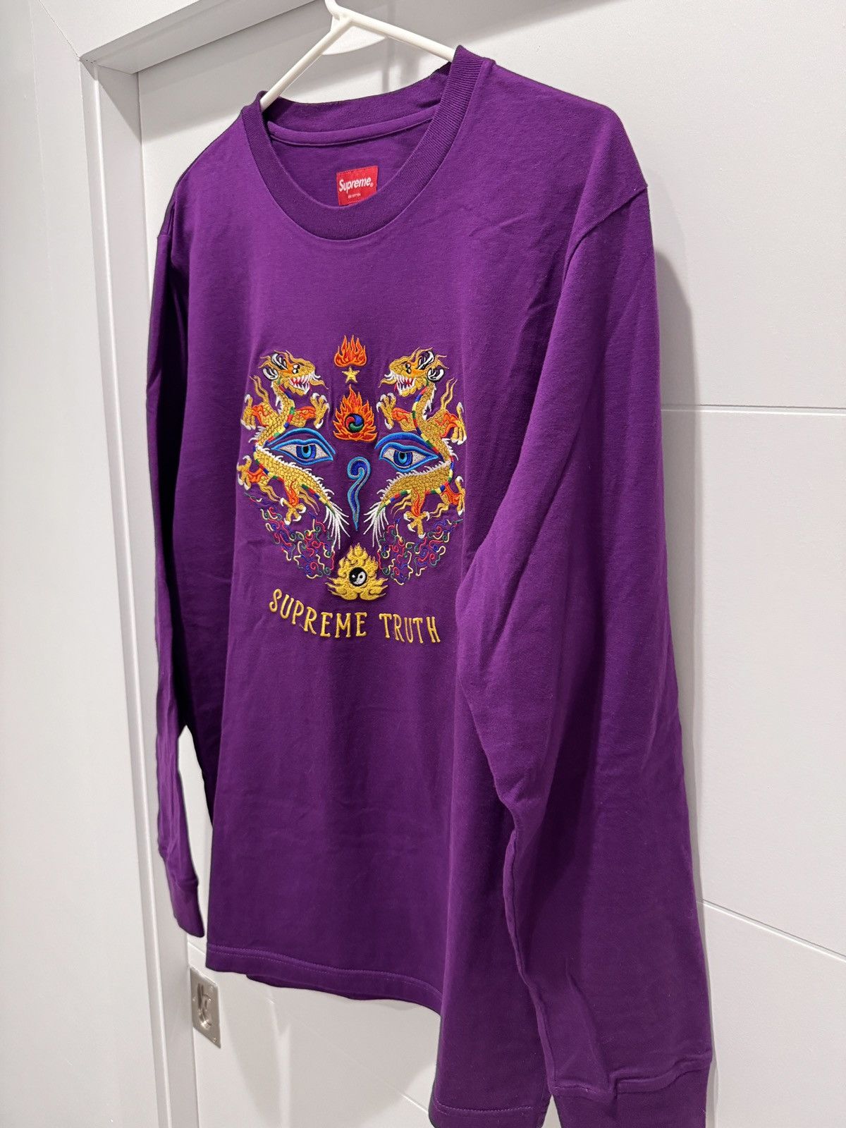 Supreme Supreme Truth Purple LS Tee Size L Large Size US L / EU 52-54 / 3 - 3 Thumbnail