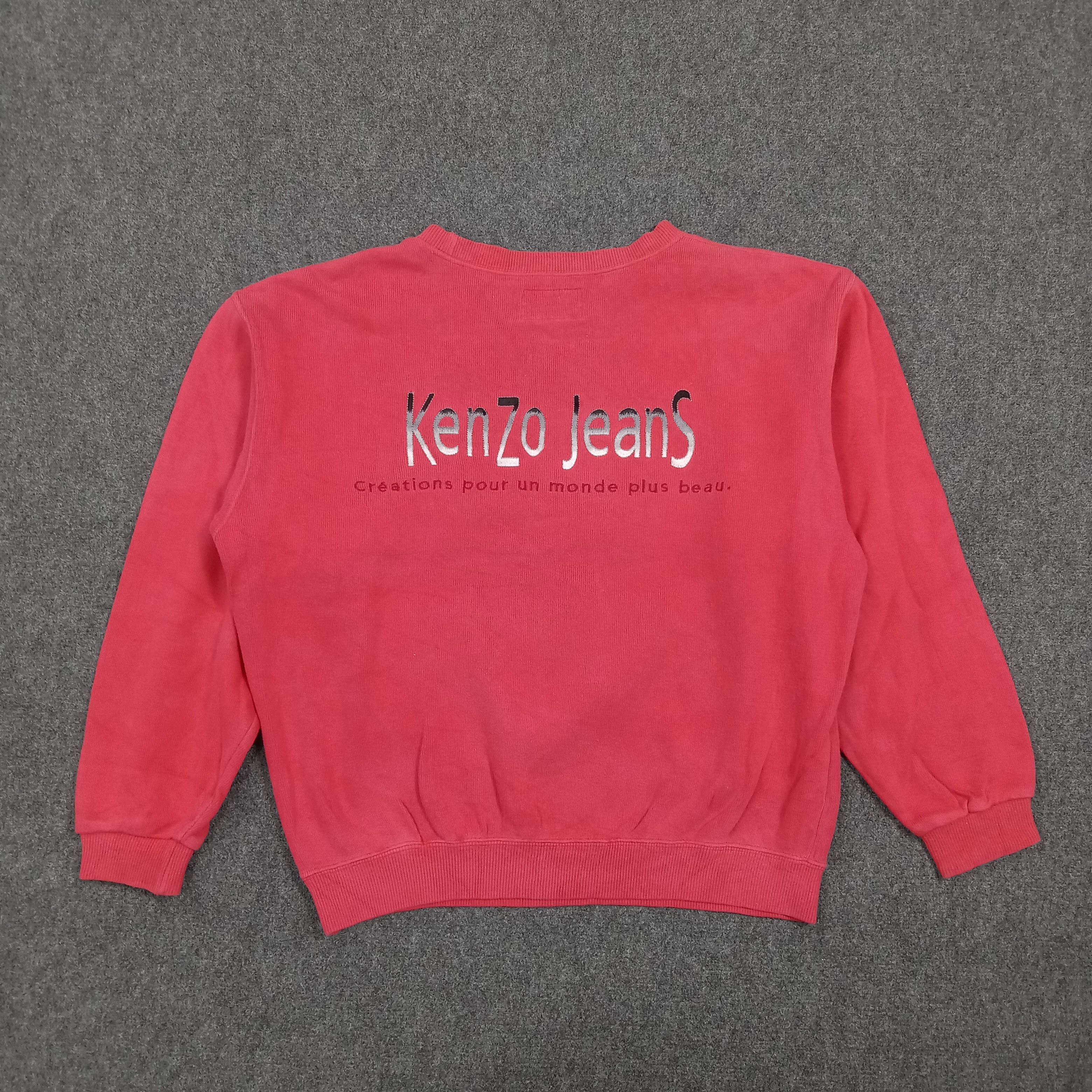 Kenzo Kenzo Jeans Japanese Brand Sweatshirt C271N21 Size US L / EU 52-54 / 3 - 1 Thumbnail