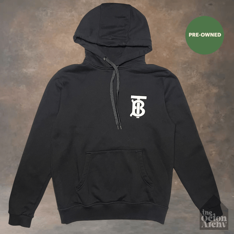 Burberry Burberry Monogram Motif Cotton Pullover Hoodie Size US S / EU 44-46 / 1 - 1 Thumbnail