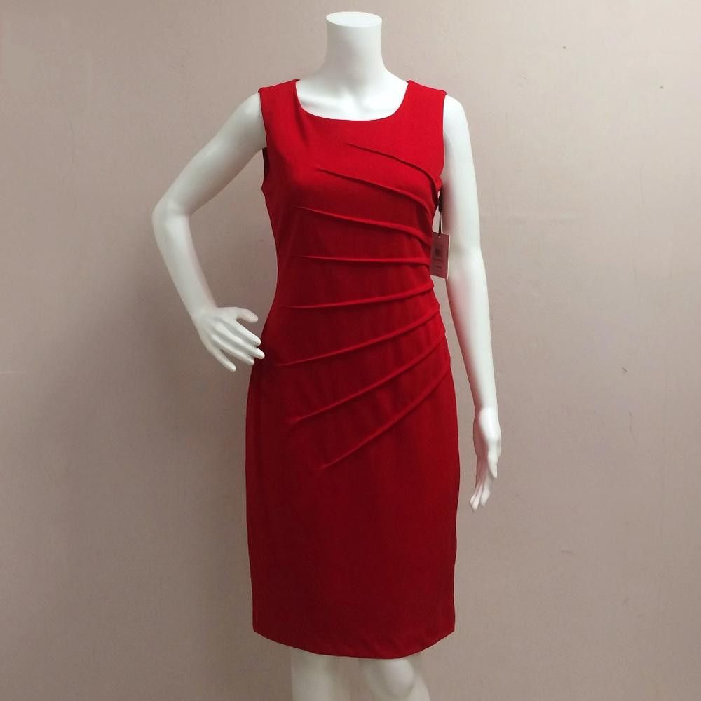 Calvin Klein Calvin Klein Red Dress Size XS / US 0-2 / IT 36-38 - 1 Thumbnail