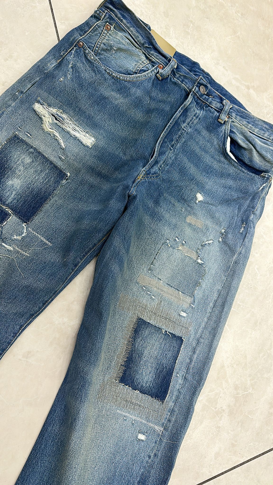 Levi's Vintage Clothing LVC Levi's Vintage Clothing 1955 501XX BigE Selvedge Jeans Size US 36 / EU 52 - 6 Thumbnail