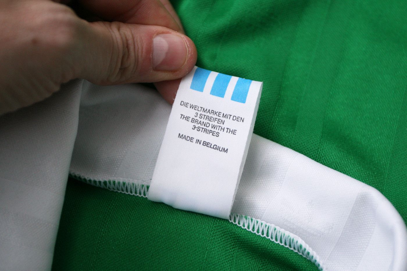 Adidas × Vintage Vintage Adidas Template Football Shirt Jersey Green 80s Size US L / EU 52-54 / 3 - 6 Thumbnail