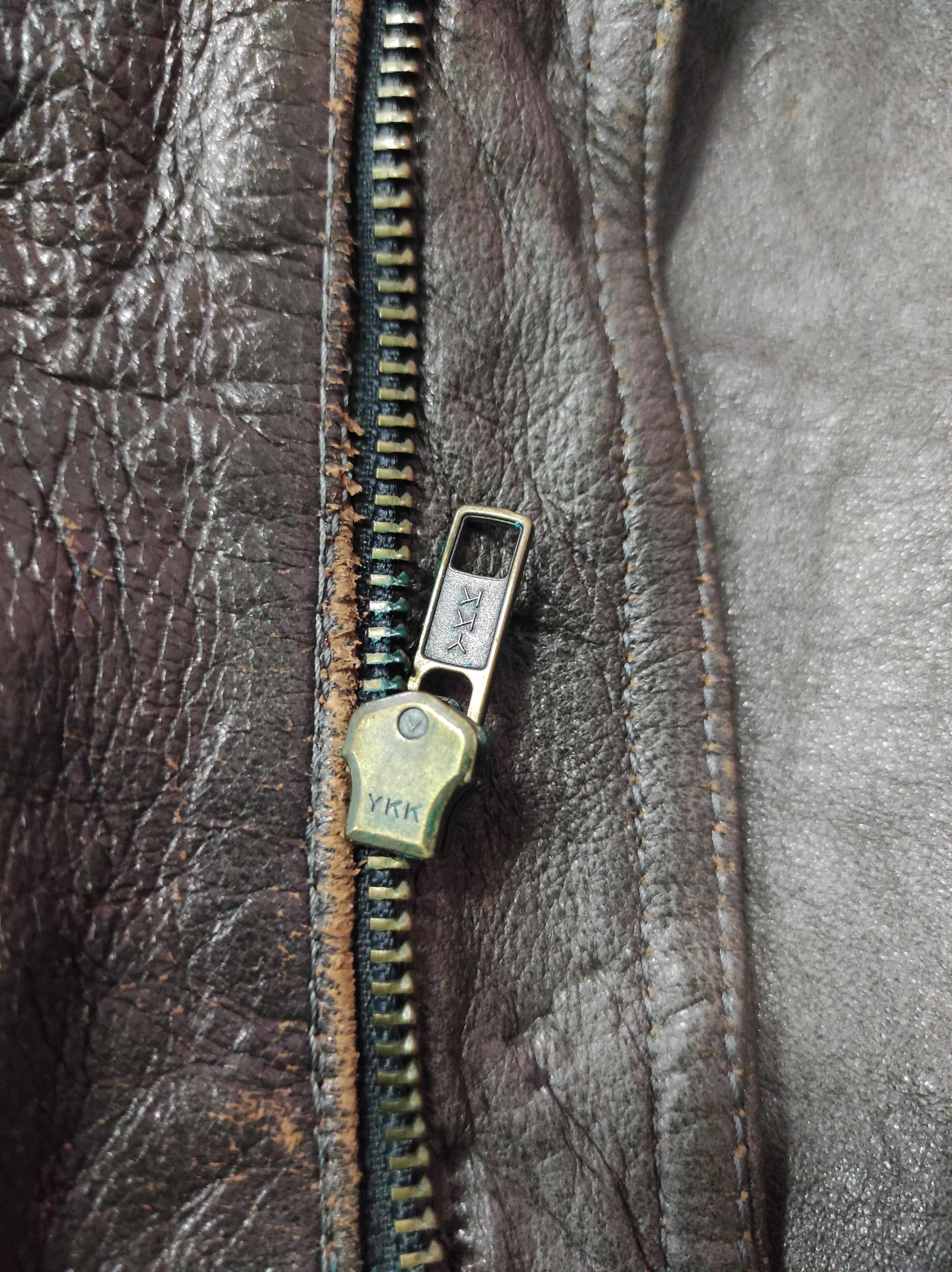 Japanese Brand ROLLING 30 LEATHER BOMBER JACKET Size US L / EU 52-54 / 3 - 6 Thumbnail